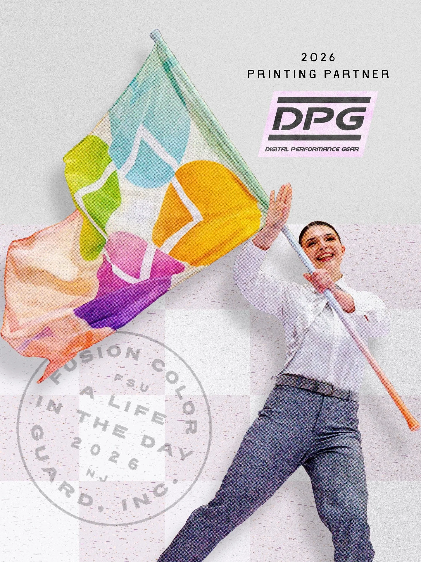 𝙵𝚄𝚂𝙸𝙾𝙽 𝚡 𝙳𝙿𝙶
&ldquo;𝙰 𝙻𝙸𝙵𝙴 𝙸𝙽 𝚃𝙷𝙴 𝙳𝙰𝚈&rdquo;

Beautifully bright, vivid and colorful, we trust all of our set printing with @dpgperforms. Thank you DPG for everything this season!

Floor &amp; Flag Design: Greg Lagola &bull; Ti