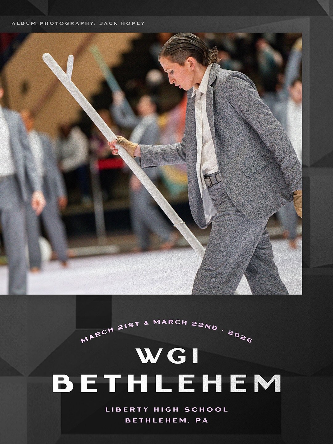 @wgicolorguard @wgisportofthearts 
Bethlehem Regional+
✨
𝙰 𝙻𝙸𝙵𝙴 𝙸𝙽 𝚃𝙷𝙴 𝙳𝙰𝚈
✨
𝔽𝕌𝕊𝕀𝕆ℕ 𝕎𝕀ℕ𝕋𝔼ℝ 𝔾𝕌𝔸ℝ𝔻 𝟚𝟘𝟚𝟞
-
📸 : @mrjackhopey

Proudly sponsored by: @colorgarb &bull; @dpgperforms &bull; @designsbyking1988

👔
#wgi2026 #DPGP