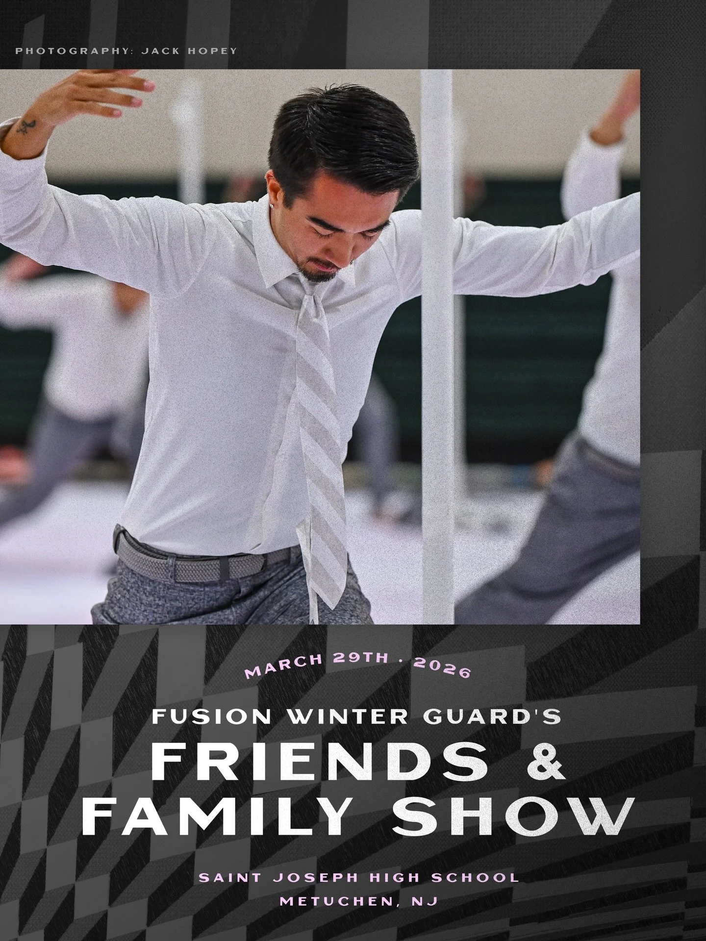 Friends &amp; Family Day
✨
𝙰 𝙻𝙸𝙵𝙴 𝙸𝙽 𝚃𝙷𝙴 𝙳𝙰𝚈
✨
𝔽𝕌𝕊𝕀𝕆ℕ 𝕎𝕀ℕ𝕋𝔼ℝ 𝔾𝕌𝔸ℝ𝔻 𝟚𝟘𝟚𝟞
-
📸 : @mrjackhopey

Proudly sponsored by: @colorgarb &bull; @dpgperforms &bull; @designsbyking1988

👔
#wgi2026 #DPGPerforms #ColorGarb #DesignsByK