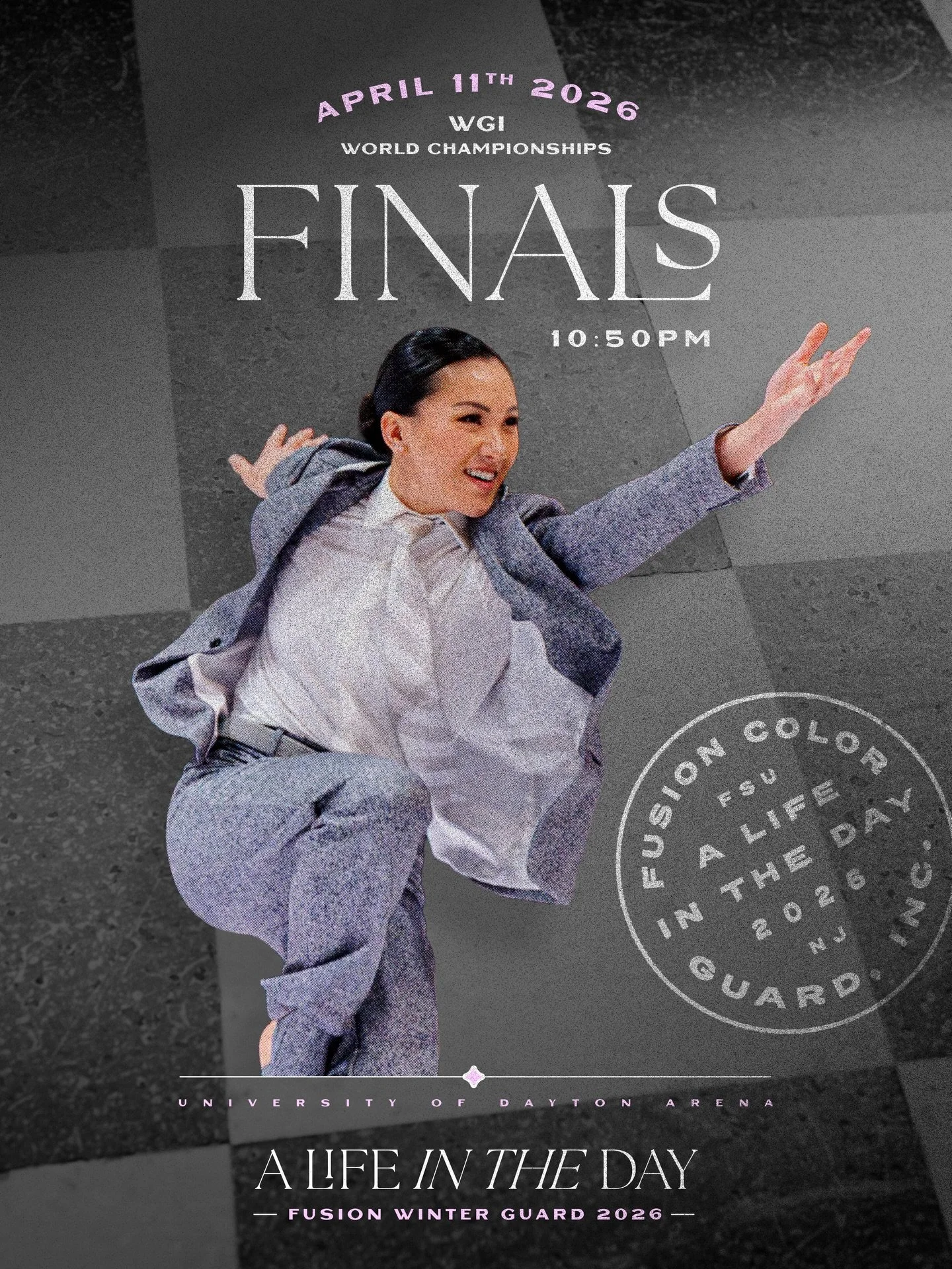 @wgisportofthearts World Championships
Finals &bull; 10:50pm
✨
𝙰 𝙻𝙸𝙵𝙴 𝙸𝙽 𝚃𝙷𝙴 𝙳𝙰𝚈
✨
𝔽𝕌𝕊𝕀𝕆ℕ 𝕎𝕀ℕ𝕋𝔼ℝ 𝔾𝕌𝔸ℝ𝔻 𝟚𝟘𝟚𝟞
-
📸 : @mrjackhopey

Proudly sponsored by: @colorgarb &bull; @dpgperforms &bull; @designsbyking1988

👔
#wgi2026