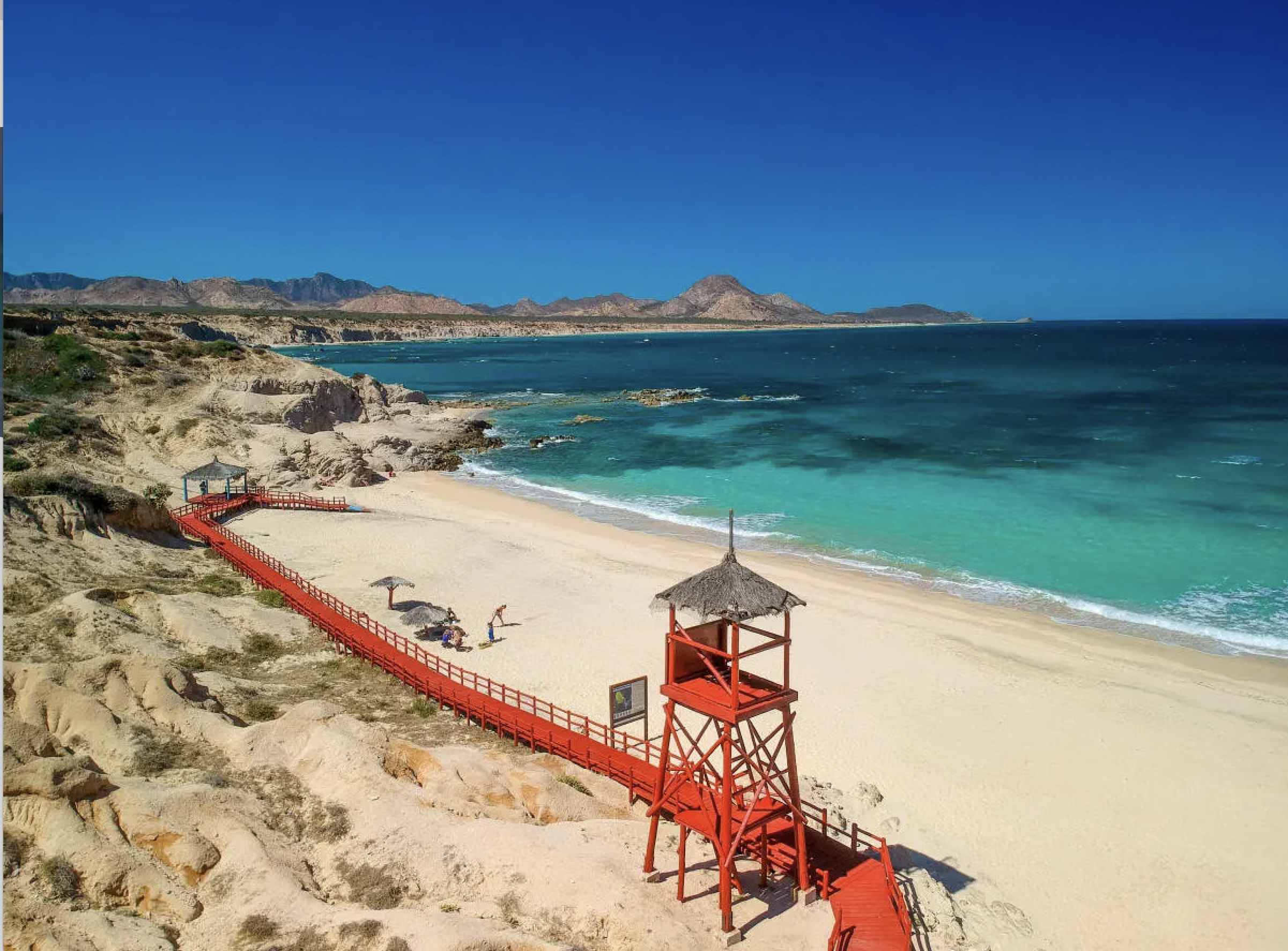 Beachfront accommodations Cabo Pulmo Mexico