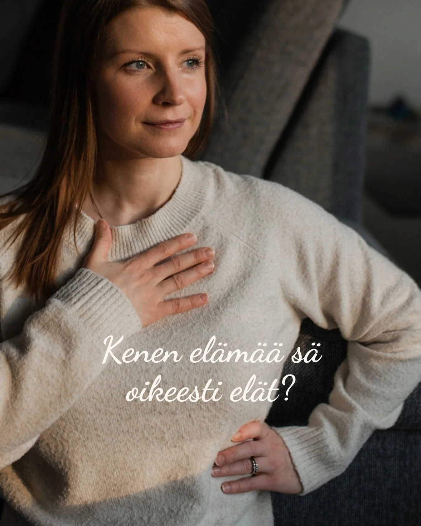 Ootko koskaan miettiny, kenen el&auml;m&auml;&auml; s&auml; oikeesti el&auml;t? 

El&auml;m&auml;&auml;, jota muut pit&auml;&auml; hyv&auml;n&auml; valintana?
El&auml;m&auml;&auml;, mik&auml; tuntuu susta oikeelta?

Kuinka monta kertaa s&auml; oot sa