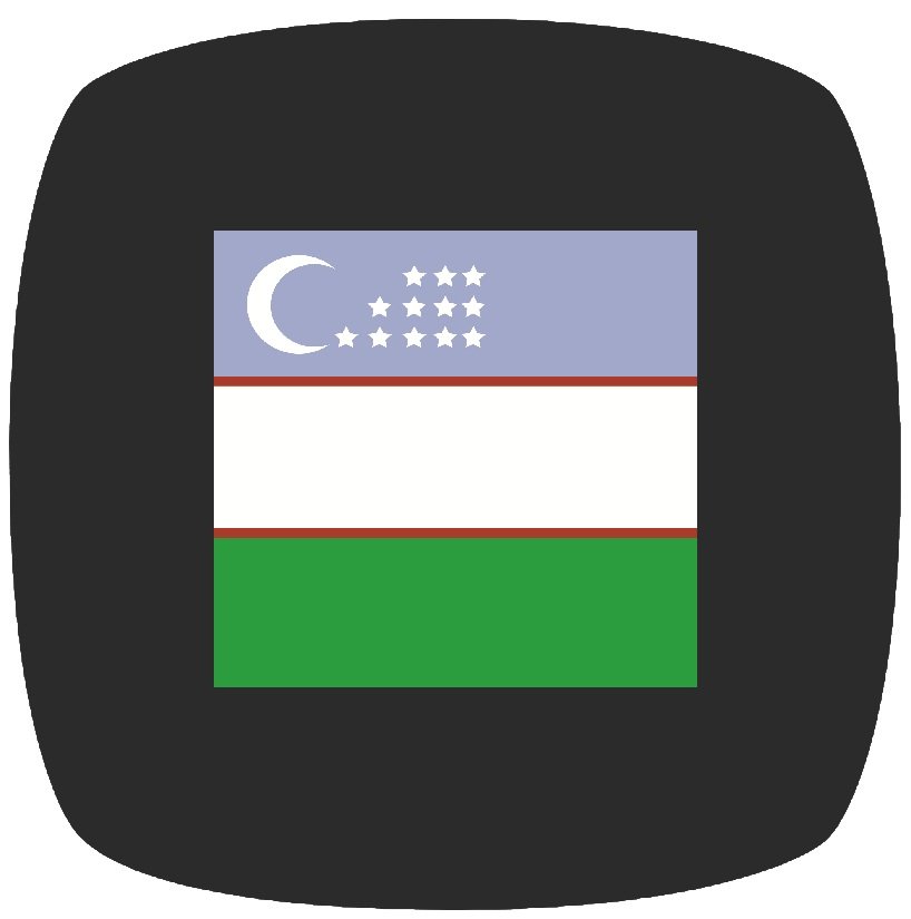 Uzbekistan Flag