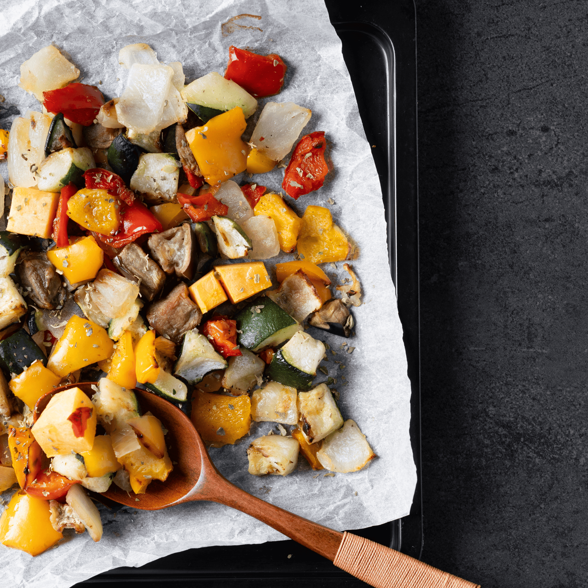 Ratatouille d’hiver rôtie au four