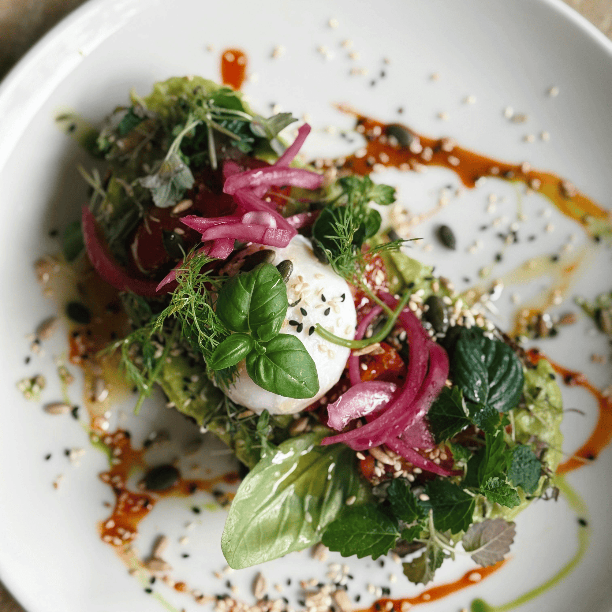 Tartine green et oeuf coulant façon brunch maison