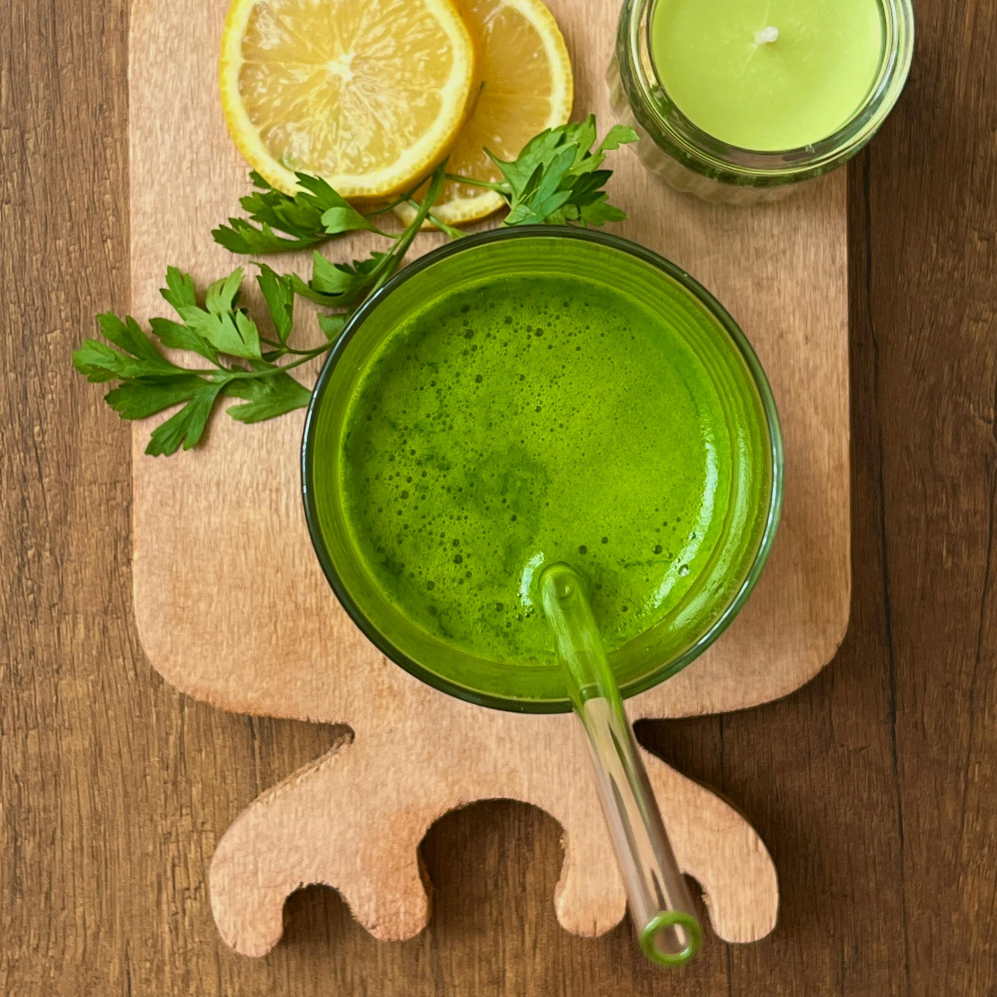 Soupe verte detox et réconfort ( spécial lendemain de fête)