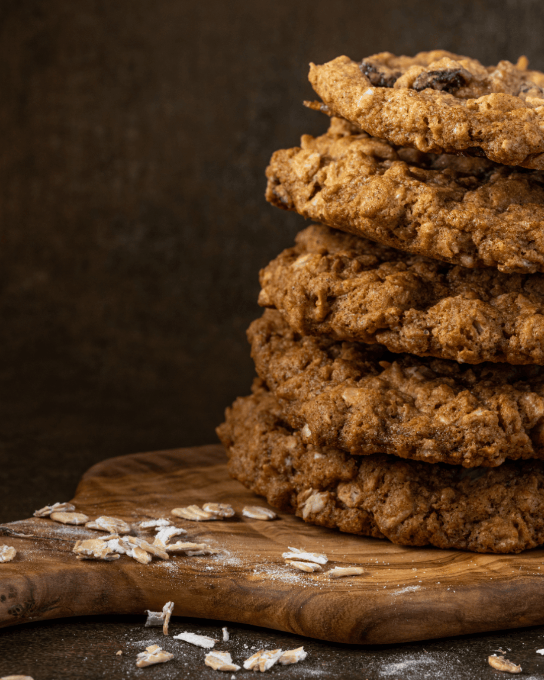Cookies aux flocons d’avoine sans sucre ajouté