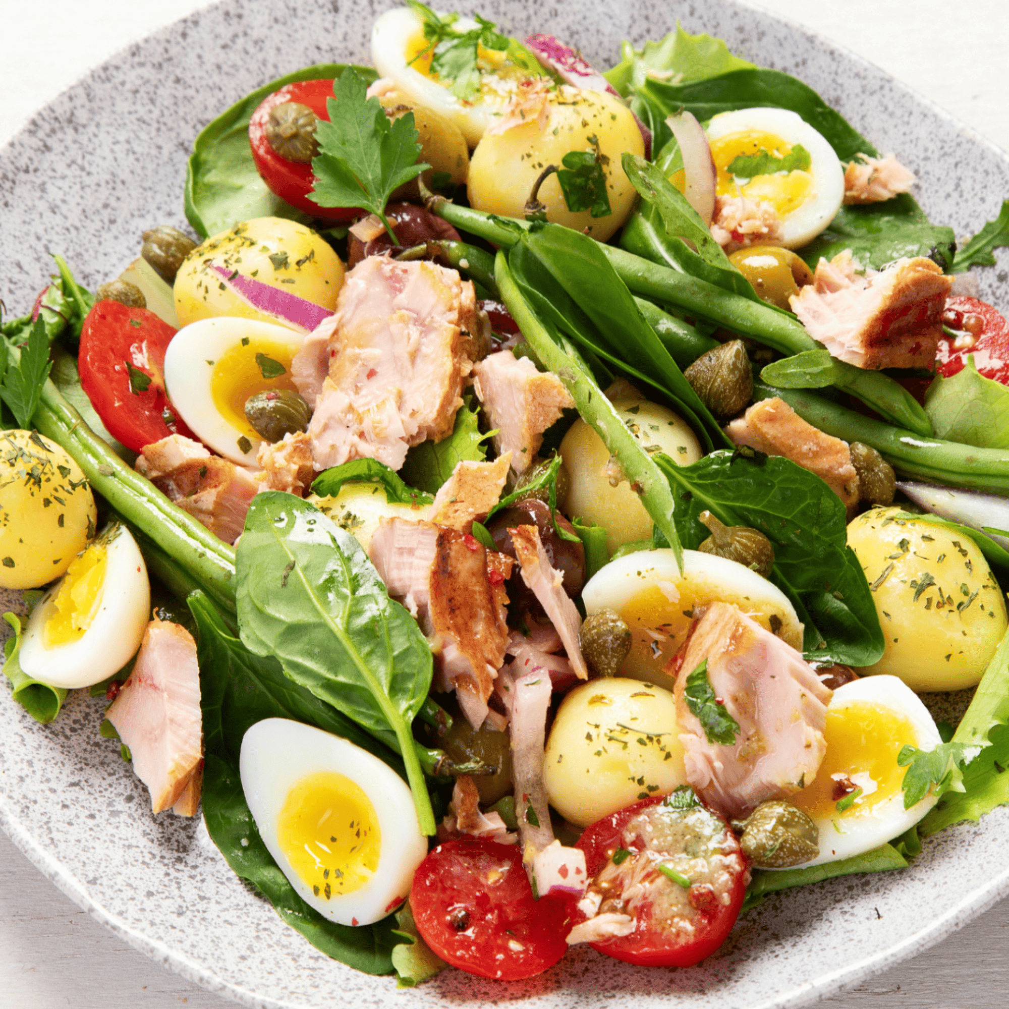 Salade niçoise revisitée