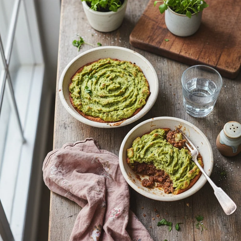 Parmentier de courgettes, sans féculent et sans gluten