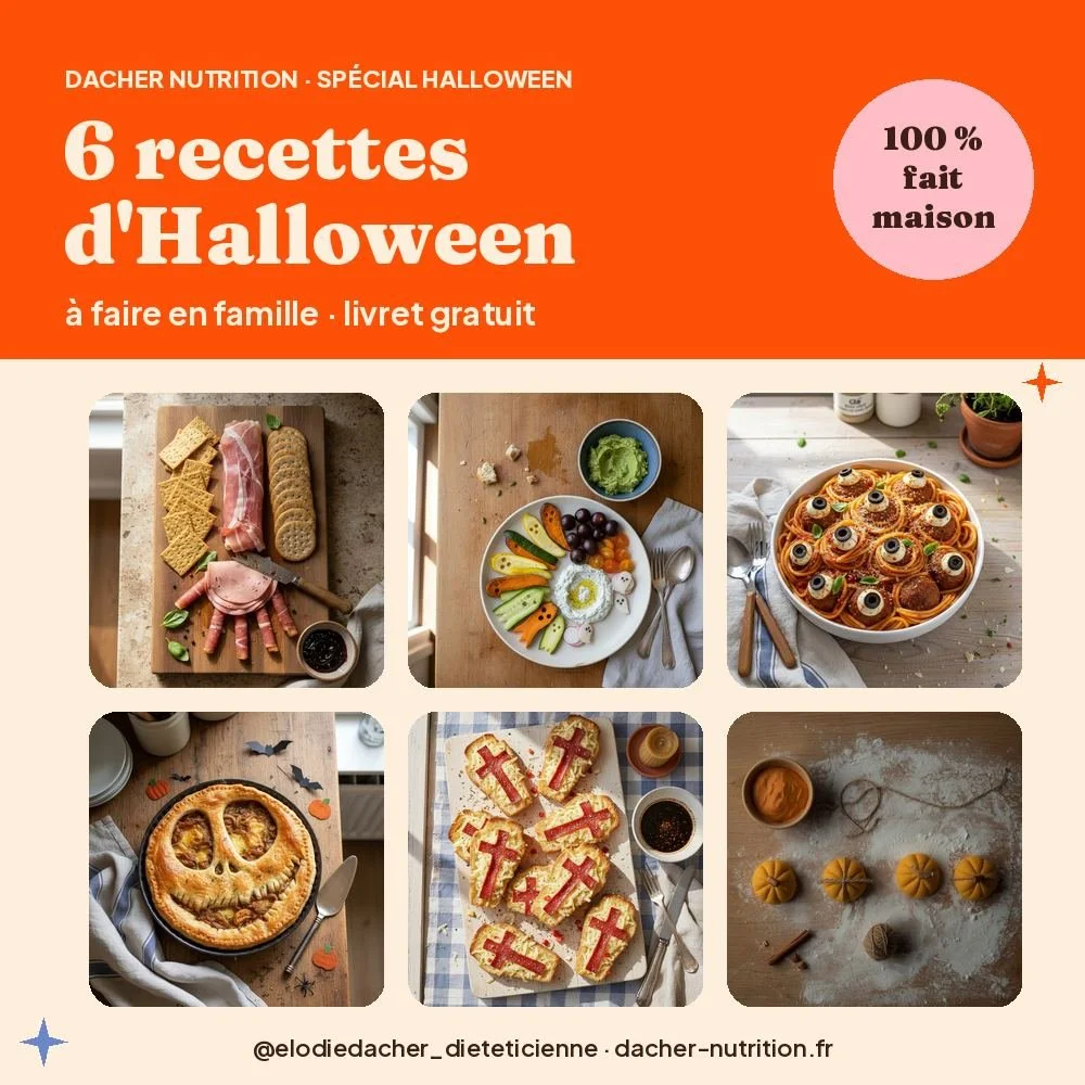 Mon petit livret d’Halloween : 6 recettes à faire en famille