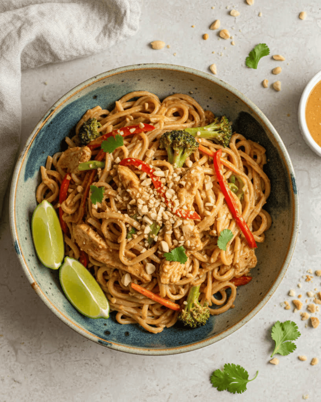 Nouilles crémeuse façon satay