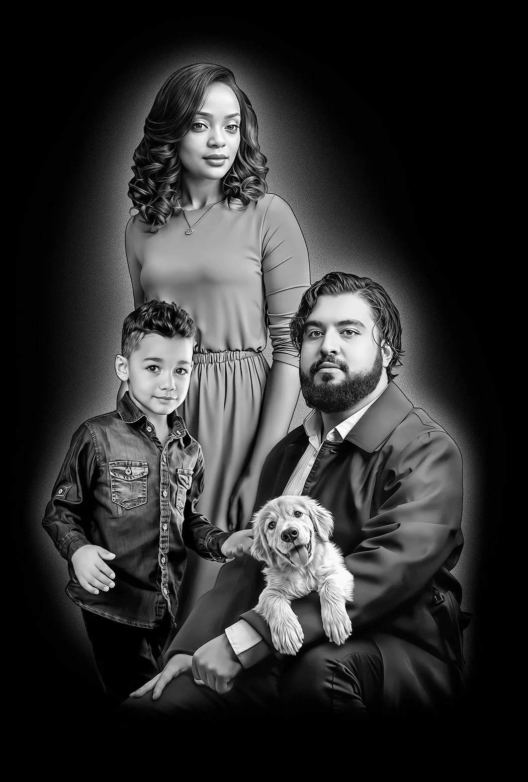 portrait retouching optimized for stone engraving behavior – Memora Prime Studio