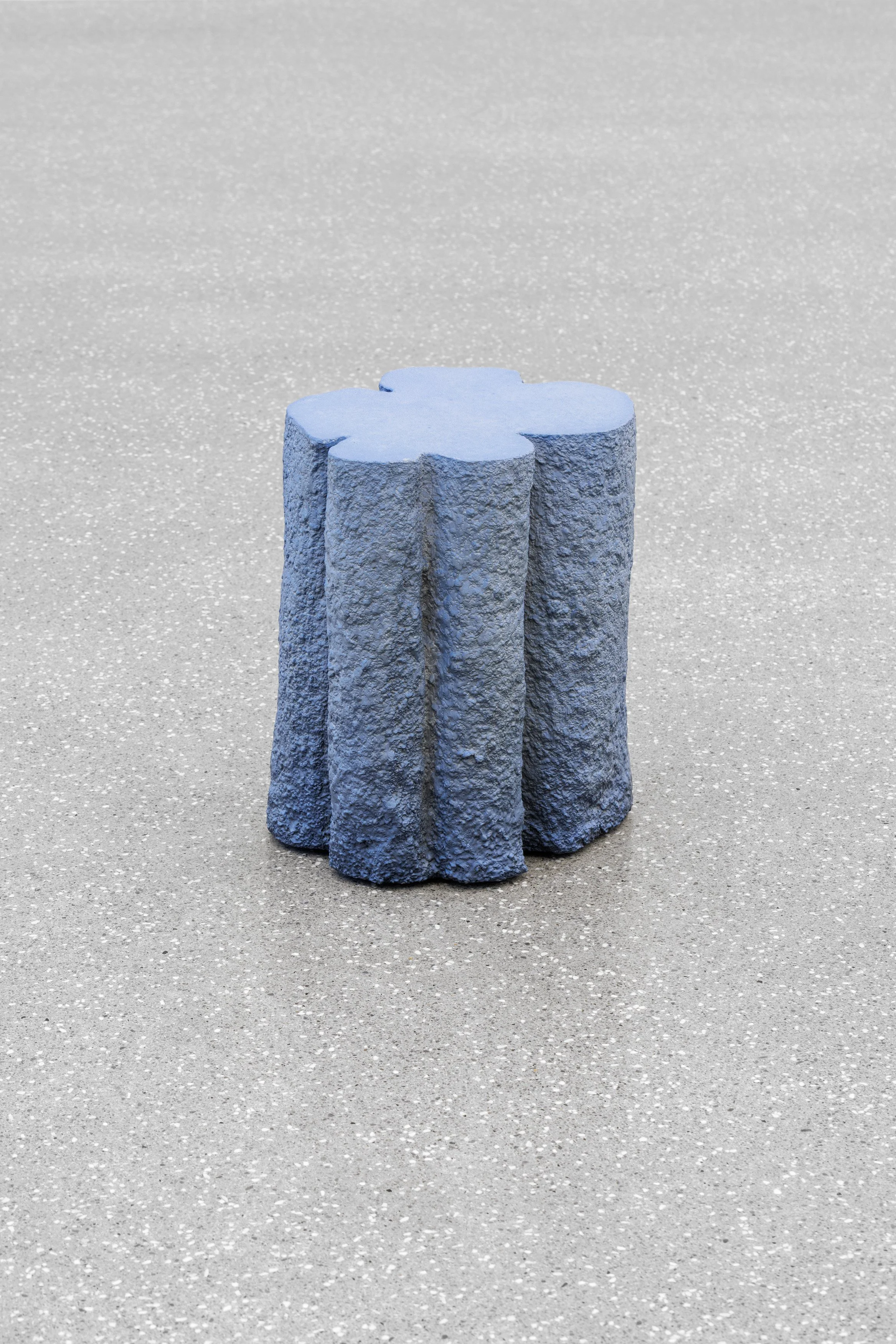 Lukas Thaler
2026
Lag (occasional side table)
Acrylic Resin, marble sand, fiberglass, honeycomb cardboard, wood, acrylic ink, polyurethane varnish
42 x 33 x 28 cm
