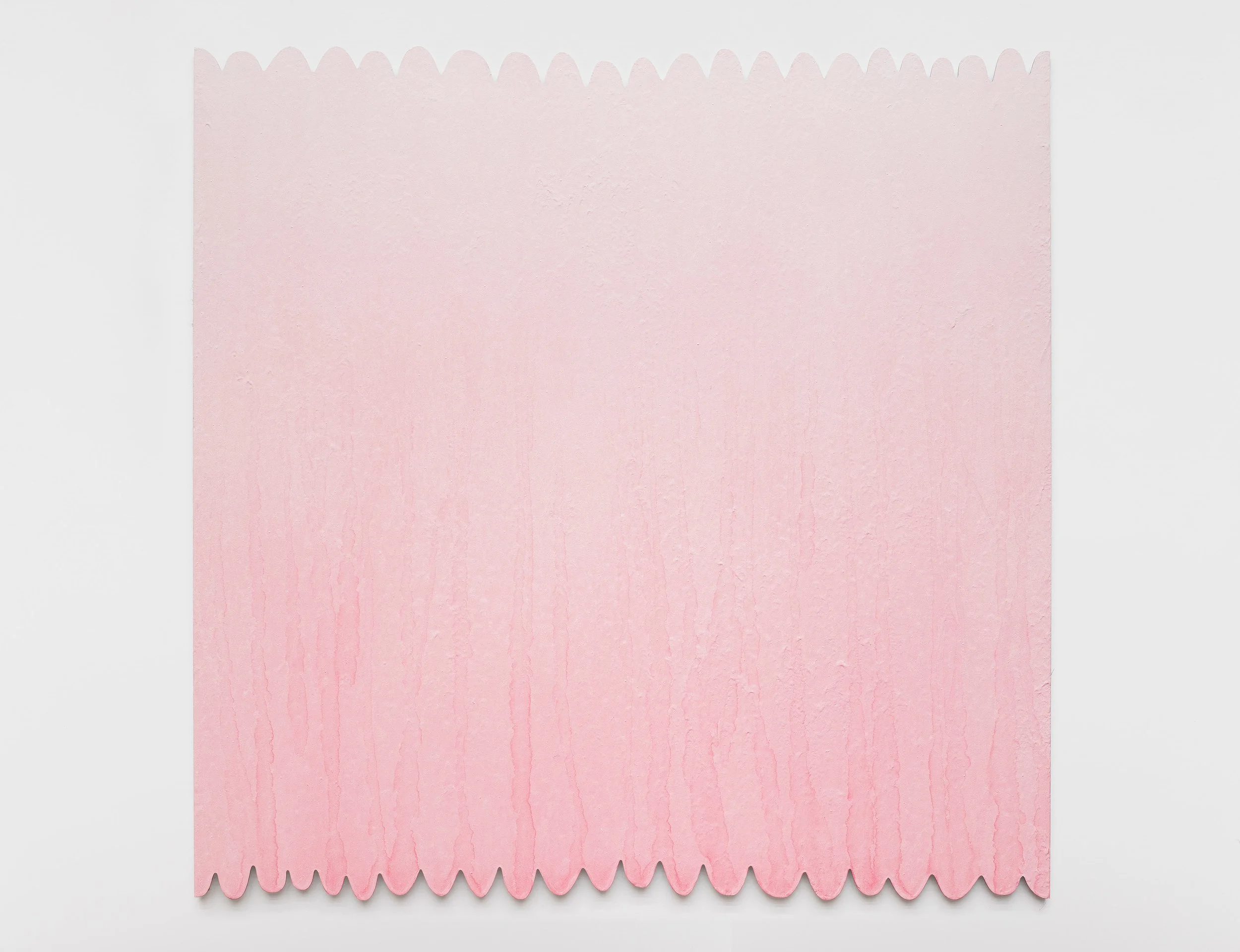 Lukas Thaler
2026
Soluble subjects (double-cut leaky red)
ink, acrylic, kaolin, chalk, marble powder, pigment on aluminium
141 x 141 x 2 cm