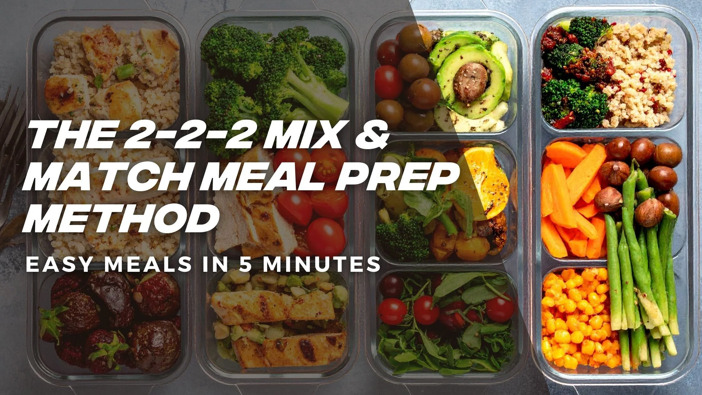 The 2-2-2 Mix &amp; Match Meal Prep Method