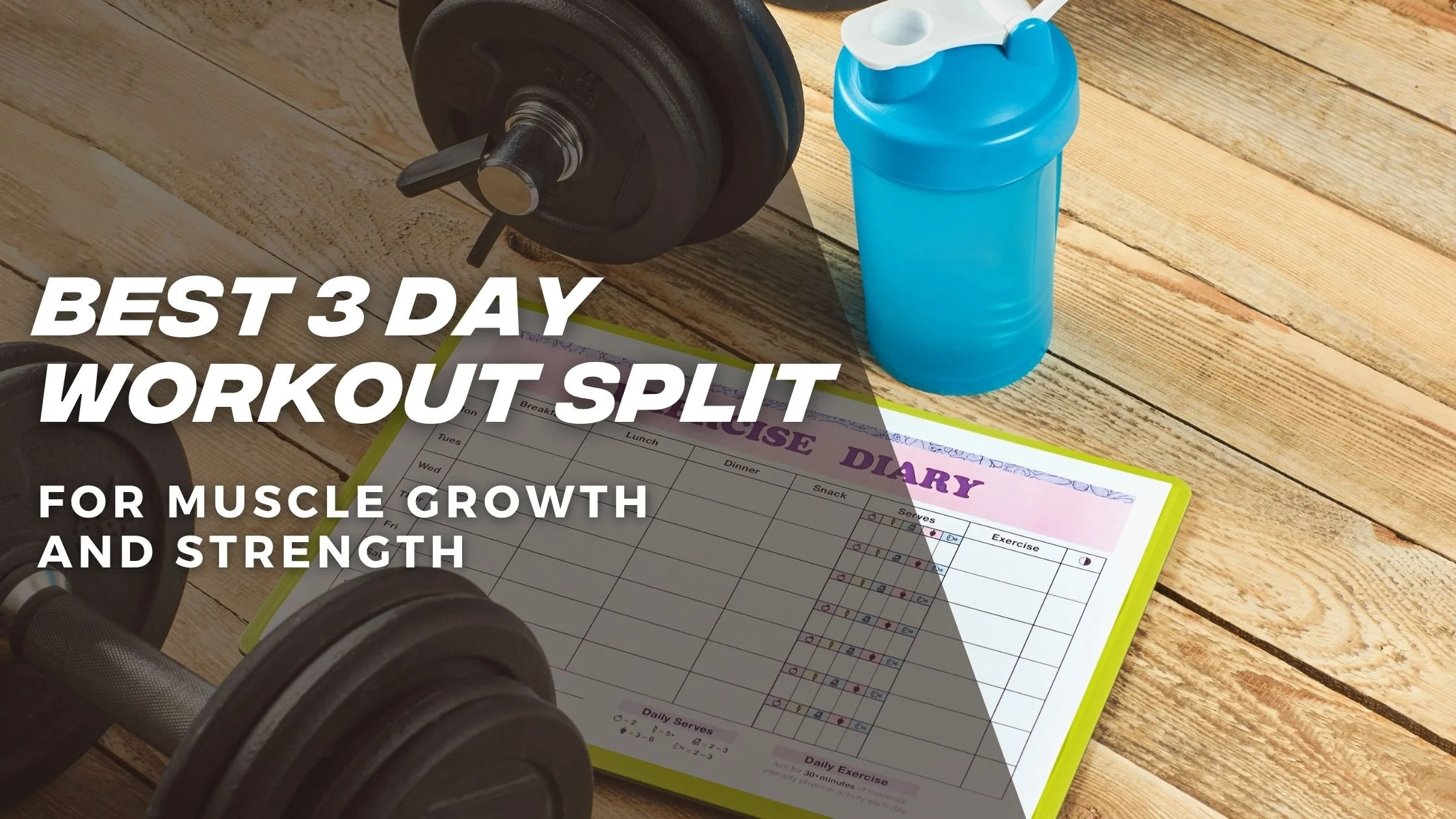 Best 3 day workout split for Muscle Growth and Strength