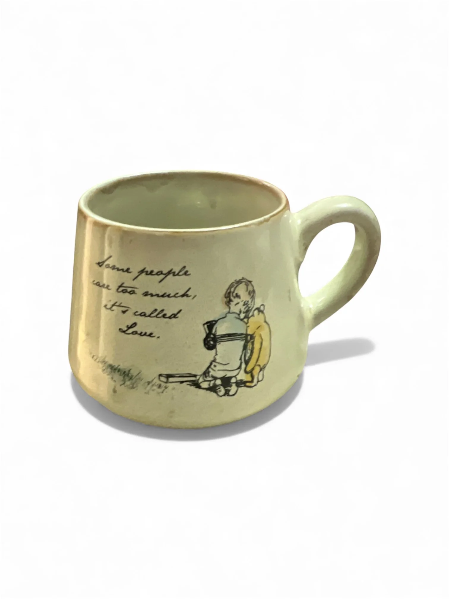 Modern Gourmet Foods Disney Winnie the Pooh "Some People Care Too Much" Mug.