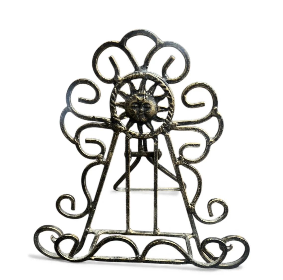 2 Book Holder with face of the Sun