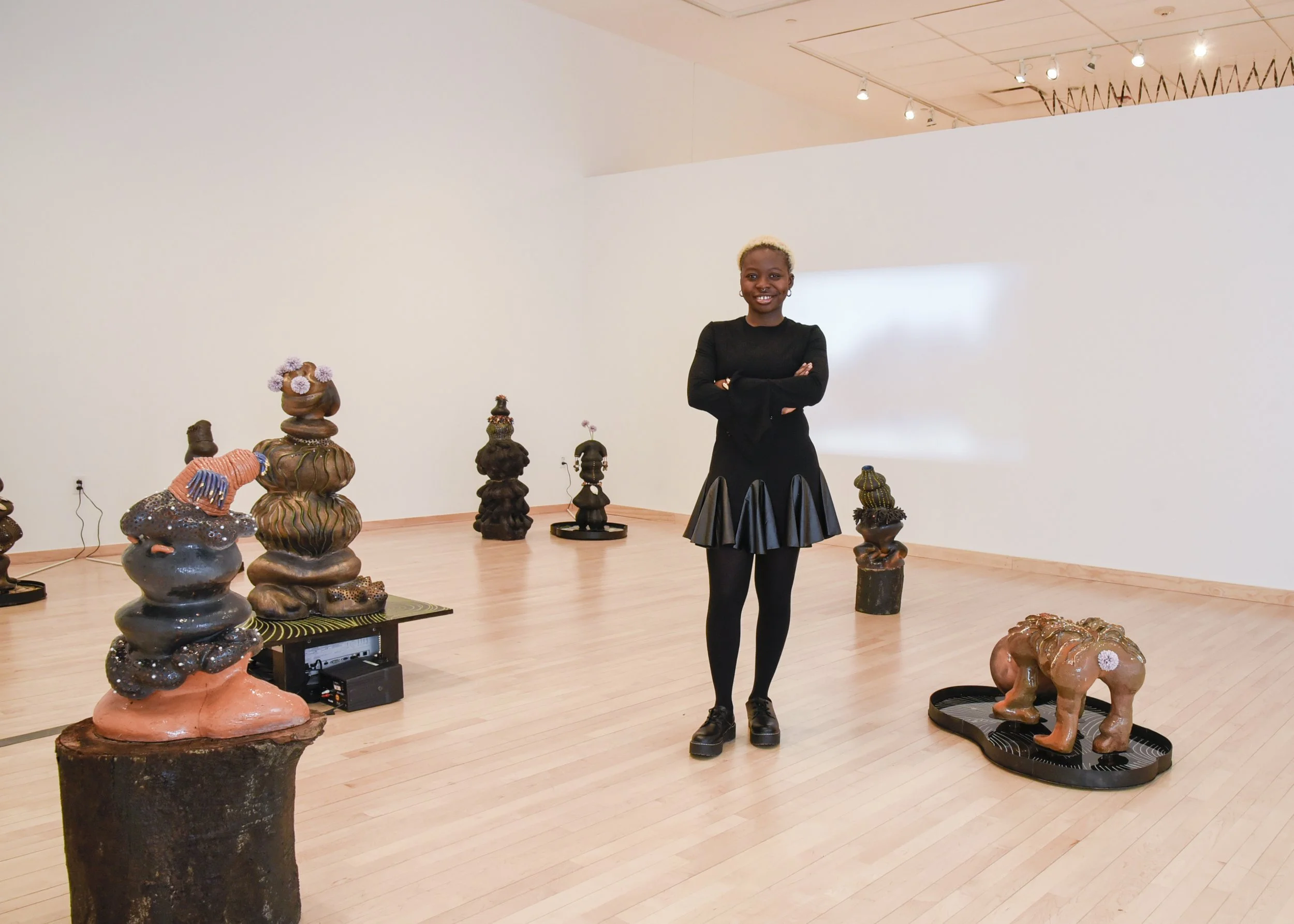 Anne Adams, In-between Being (2024) | Installation view, Temple Contemporary, PA