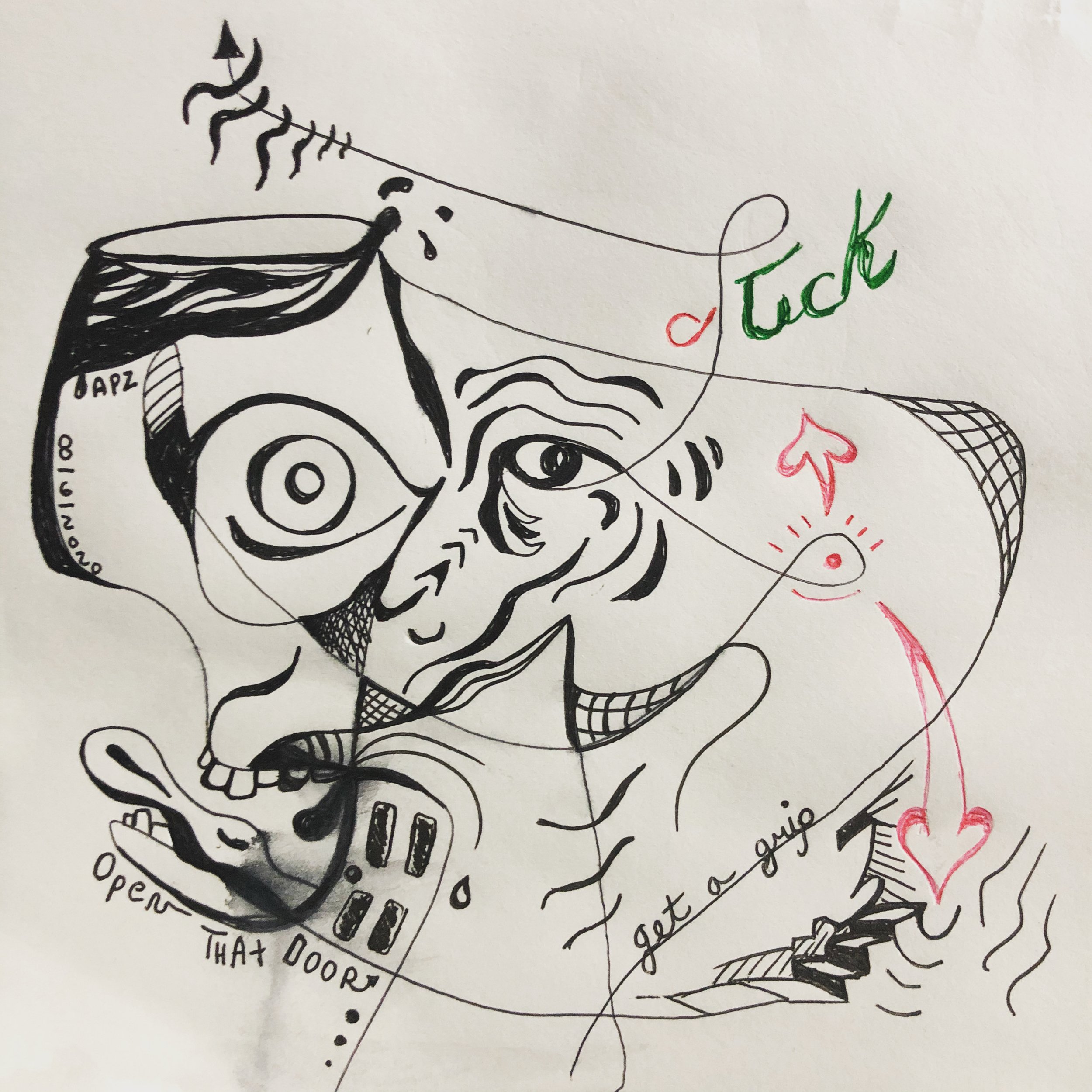 Fuck, the rooms spinning. 