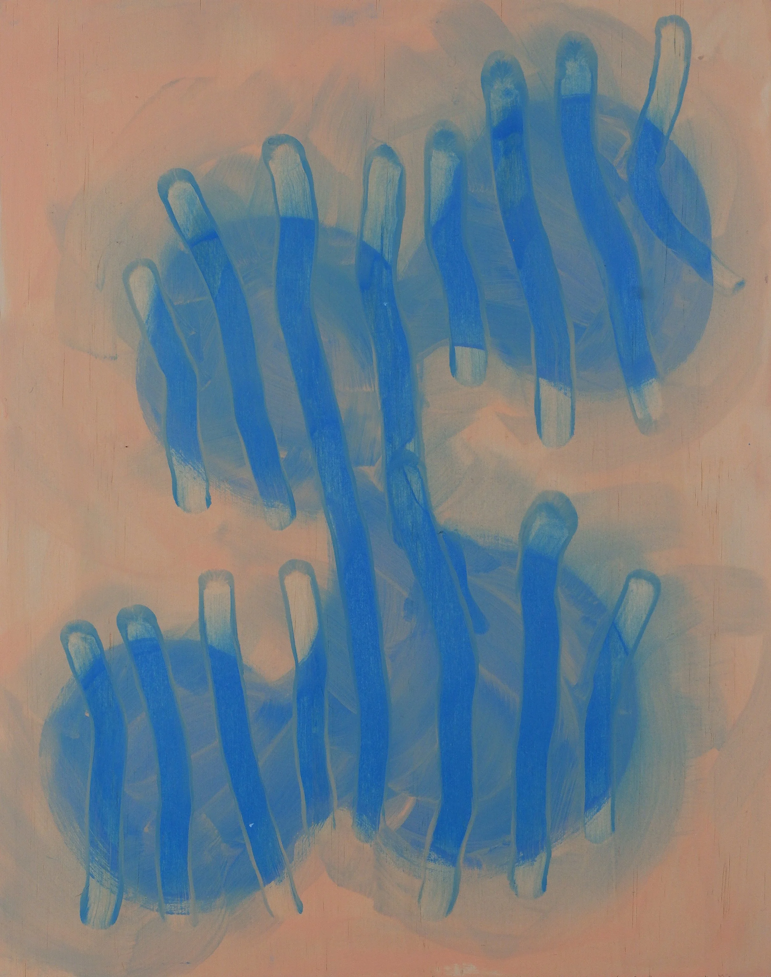 No More / Acrylic on Wooden Panel / 28cm x 36cm / 2023