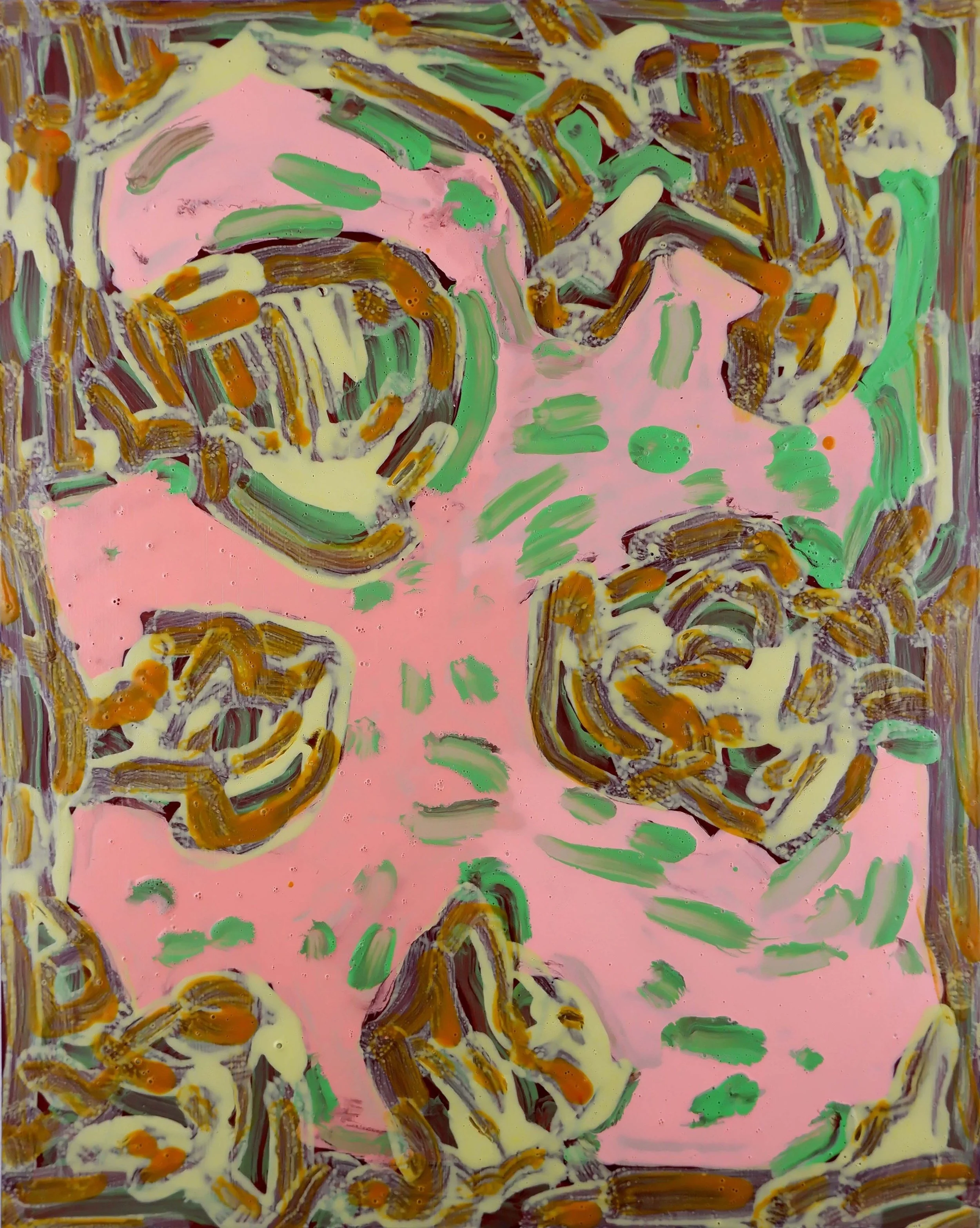 First fucking painting of 2025 / Acrylic on Wooden Panel / 20.5cm x 25.5cm / 2025