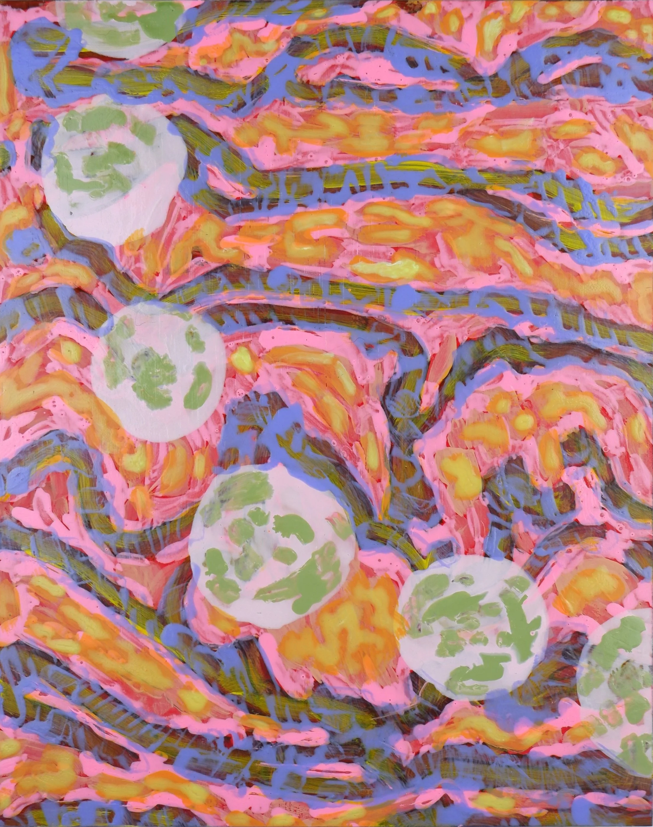Untitled / Acrylic on Wooden Panel / 20.5cm x 25.5cm / 2025