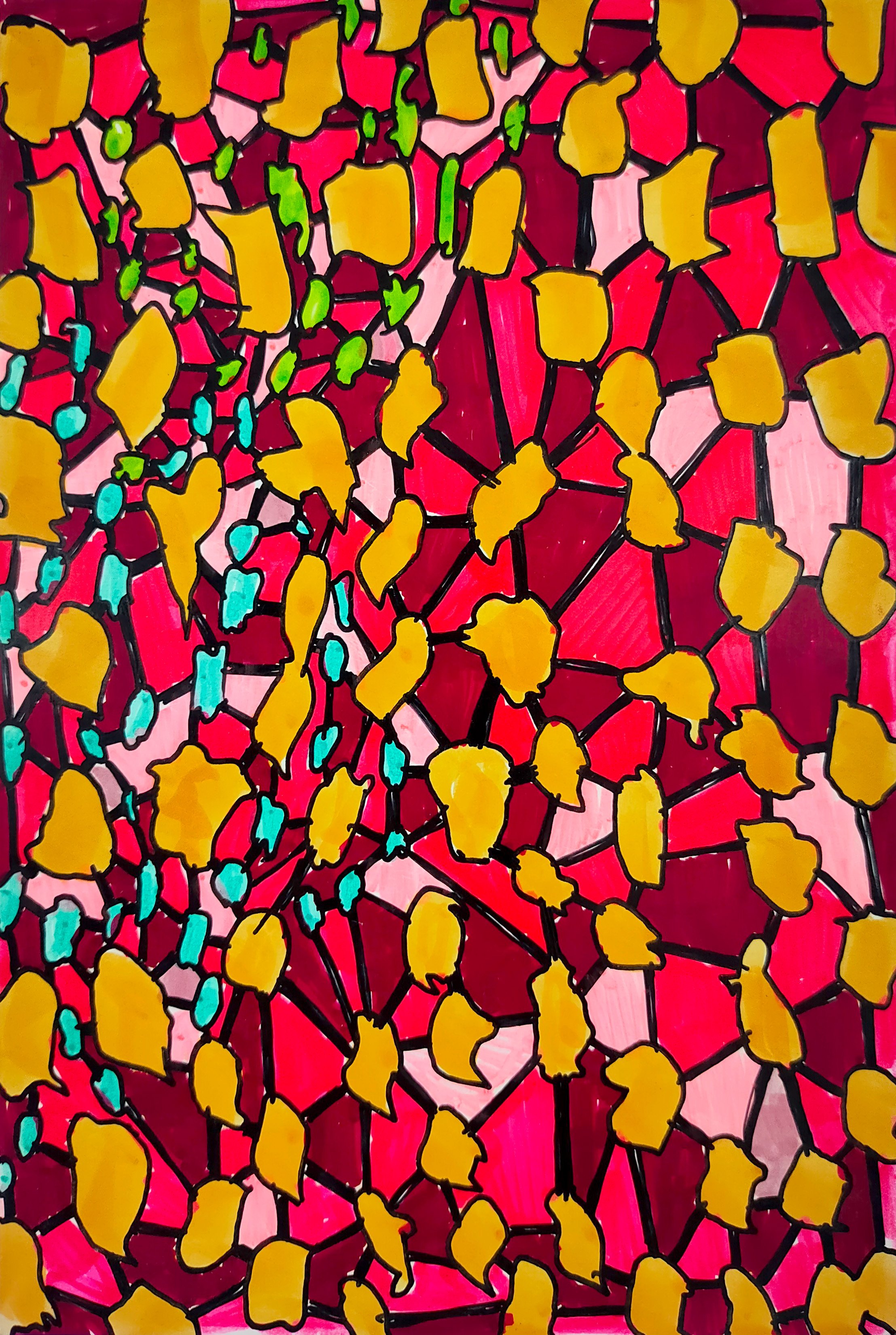 Untitled Drawing / Pen and Marker on Inkjet Paper / 10.16 cm x 15.24 cm /2010