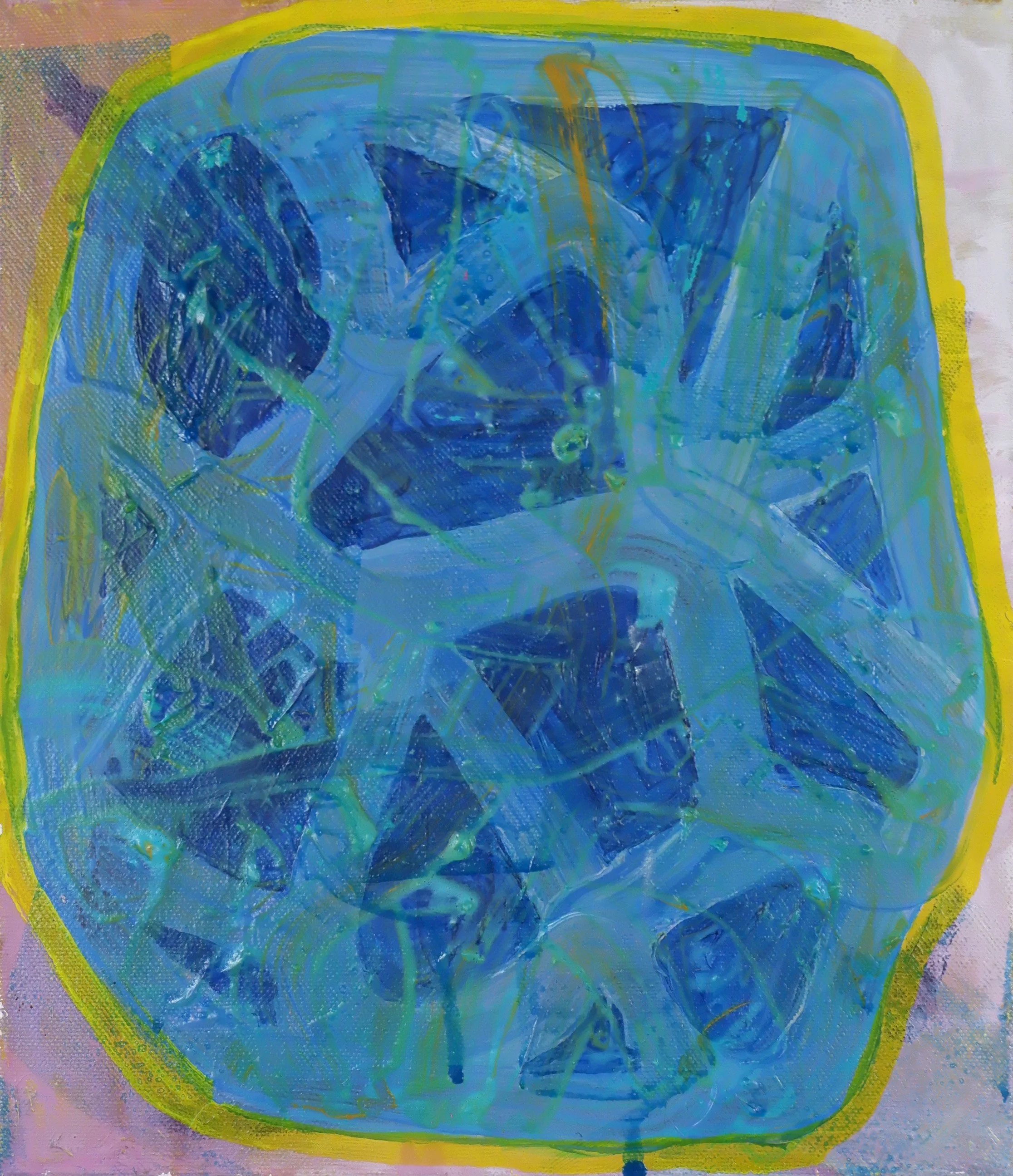 Grump /
Acrylic on Canvas / 
25.5cm x 30cm  /
2019