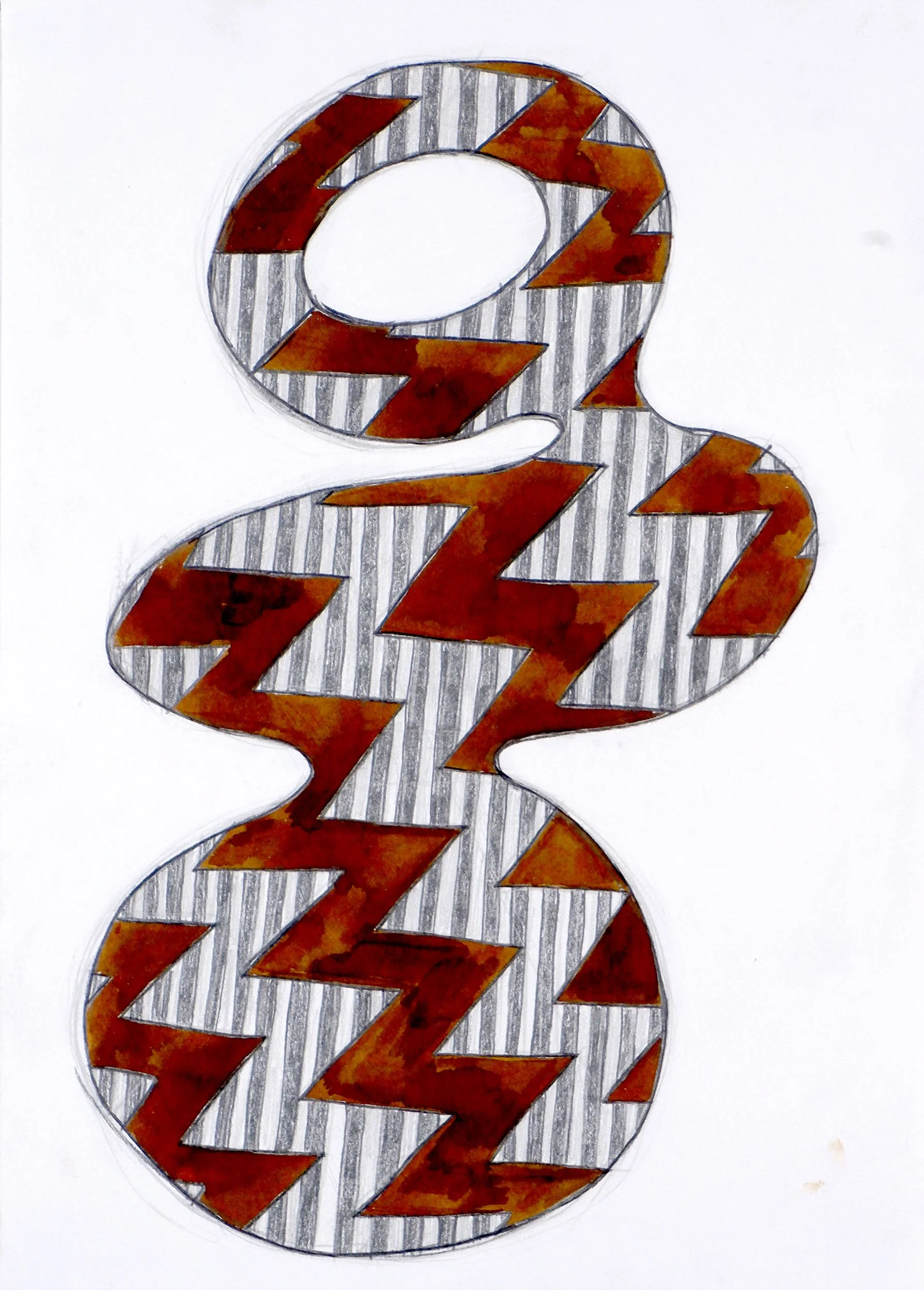 Untitled Drawing / Ink and Pencil on Watercolour Paper / 21 cm x 29cm /2022