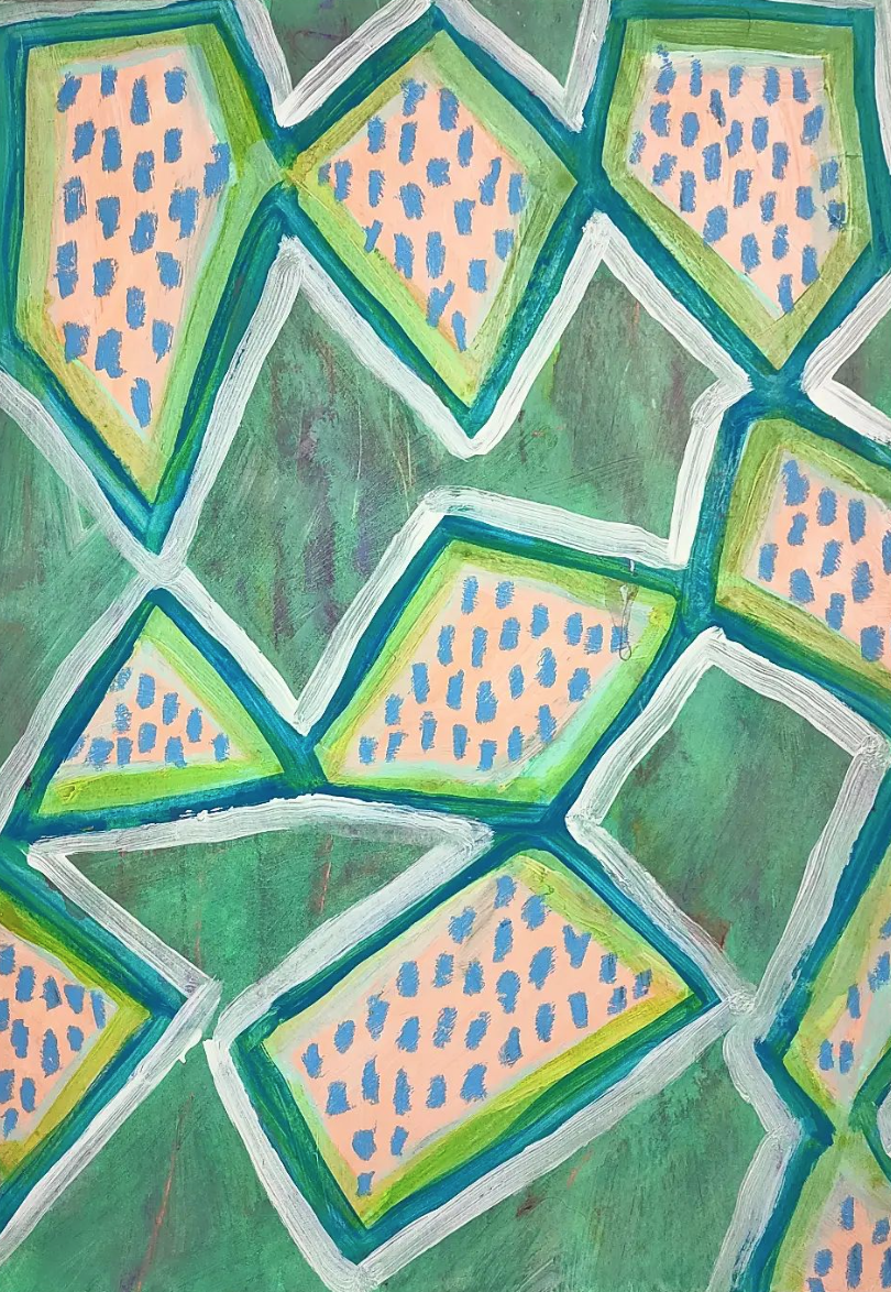 Untitled Drawing / Watercolour and Acrylic on Paper / 21 cm x 29cm /2022