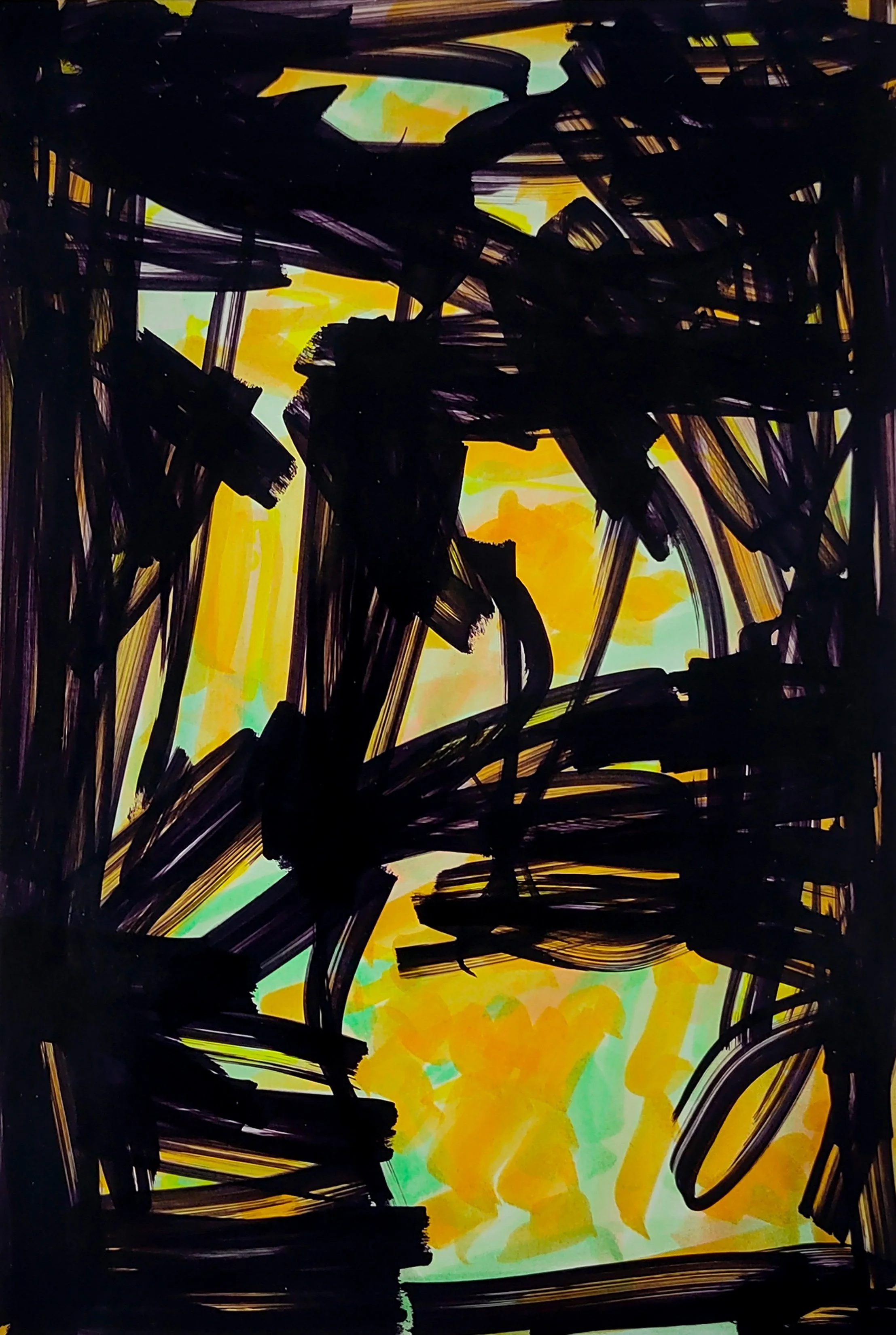 Untitled Drawing / Pen and Marker on Inkjet Paper / 10.16 cm x 15.24 cm /2010