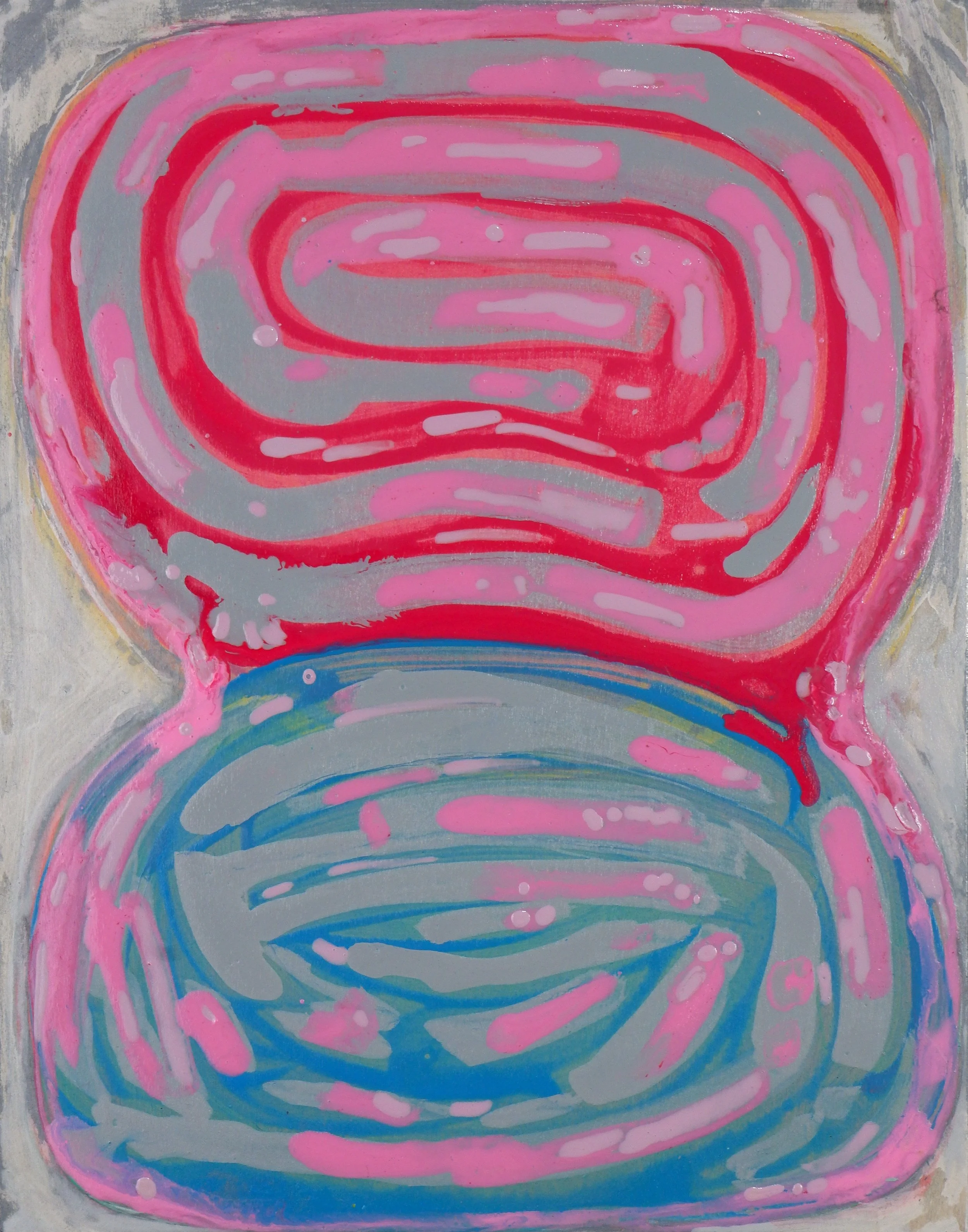How to win at ART/ Acrylic on Wooden Panel / 28cm x 36cm / 2024