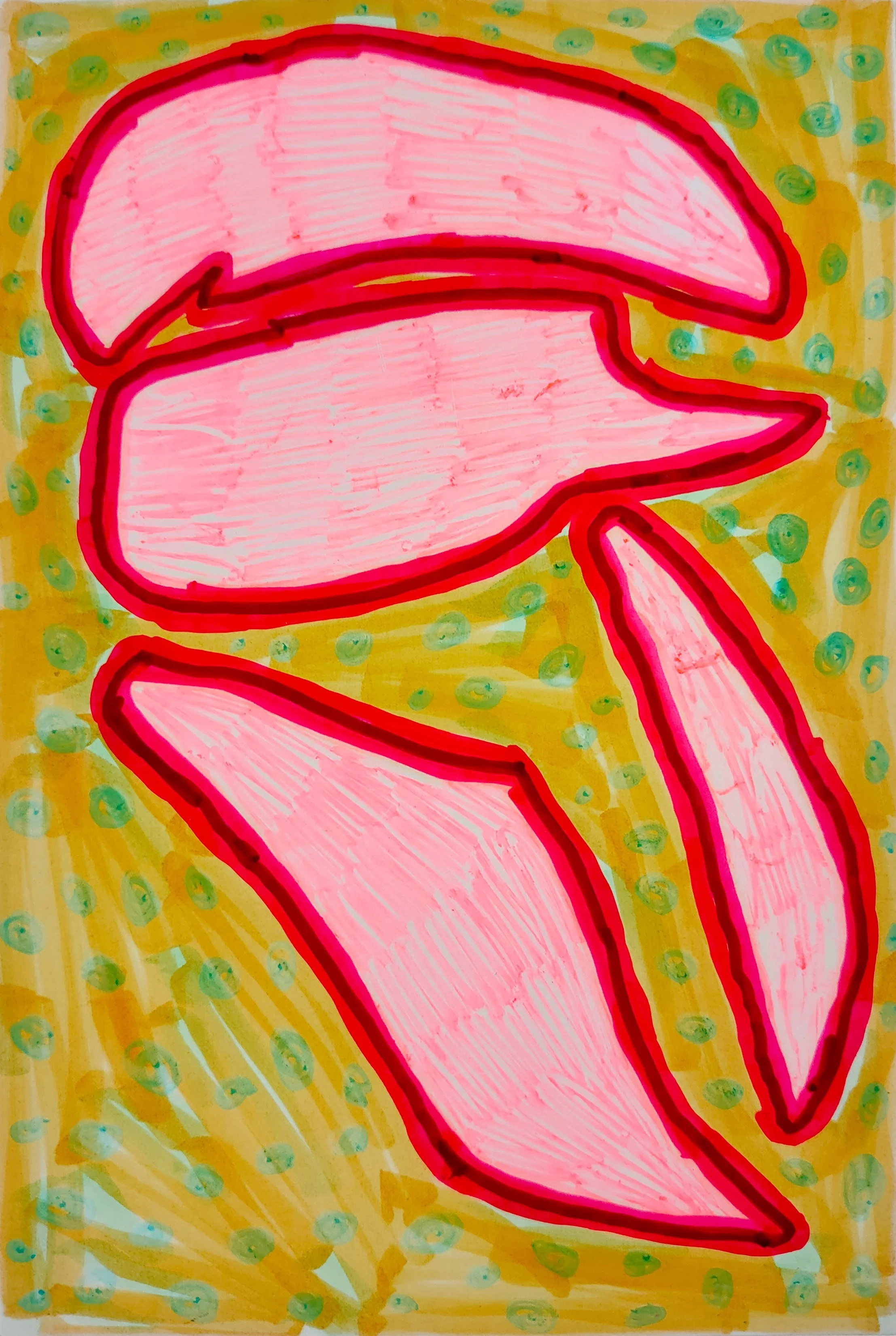 Untitled Drawing / Pen and Marker on Inkjet Paper / 10.16 cm x 15.24 cm /2010