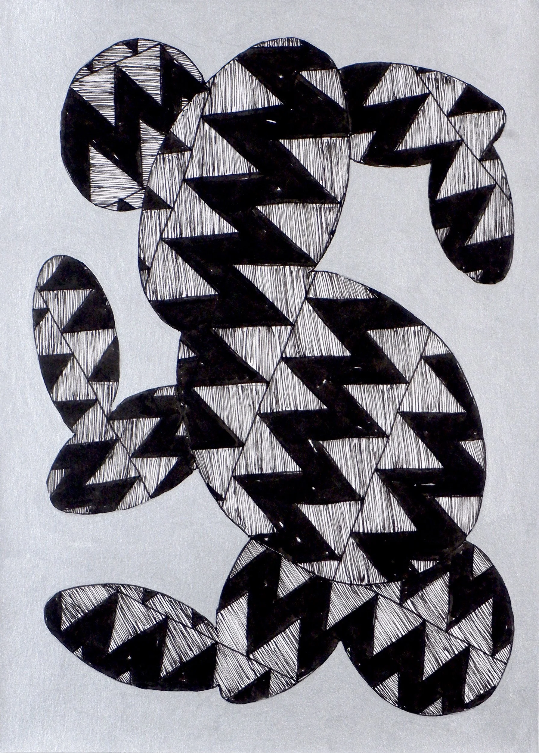 Untitled Drawing / Ink and Pencil on Watercolour Paper / 21 cm x 29cm /2022