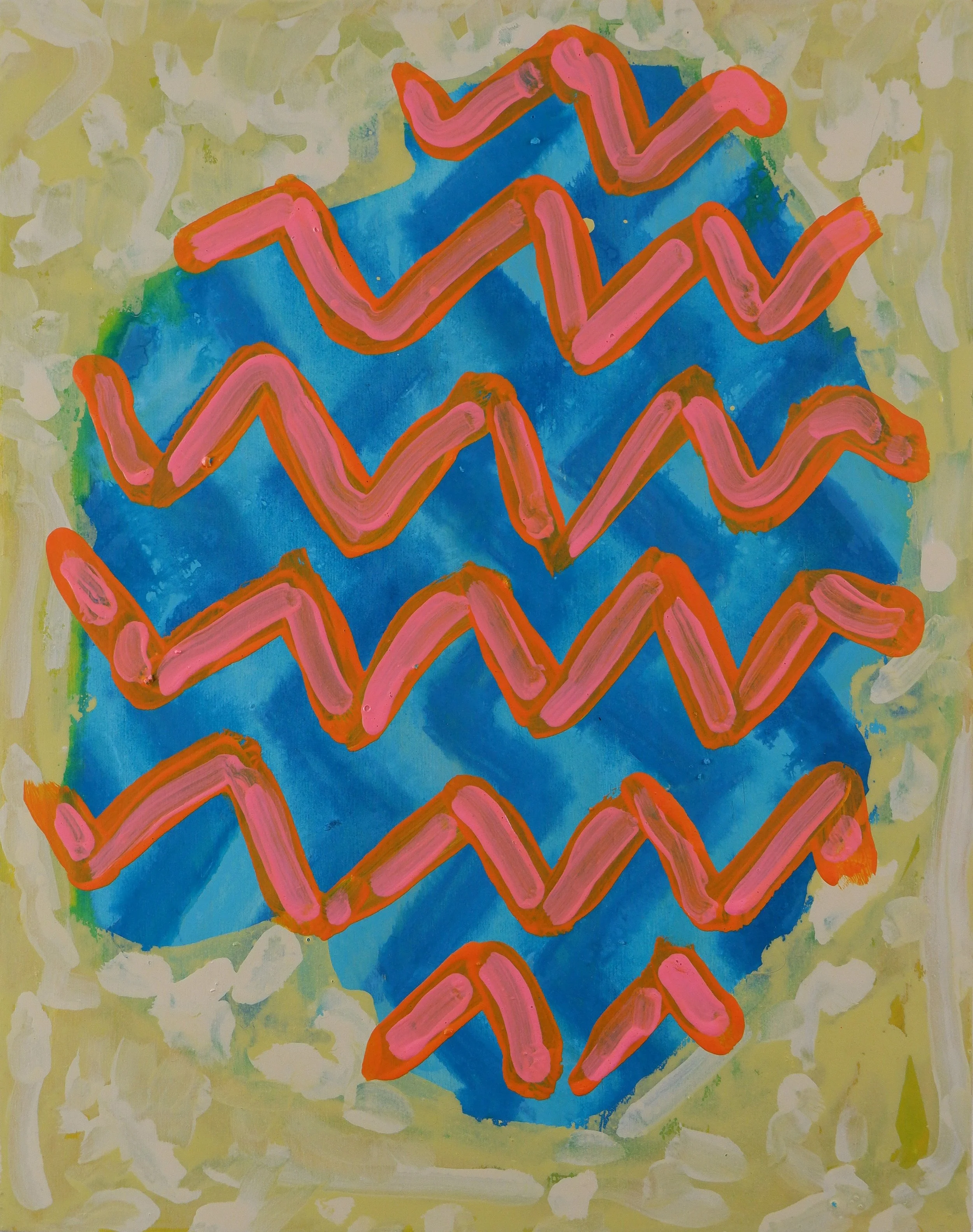 Can somebody tell me if I should like this? / Acrylic on Wooden Panel / 28cm x 36cm / 2023