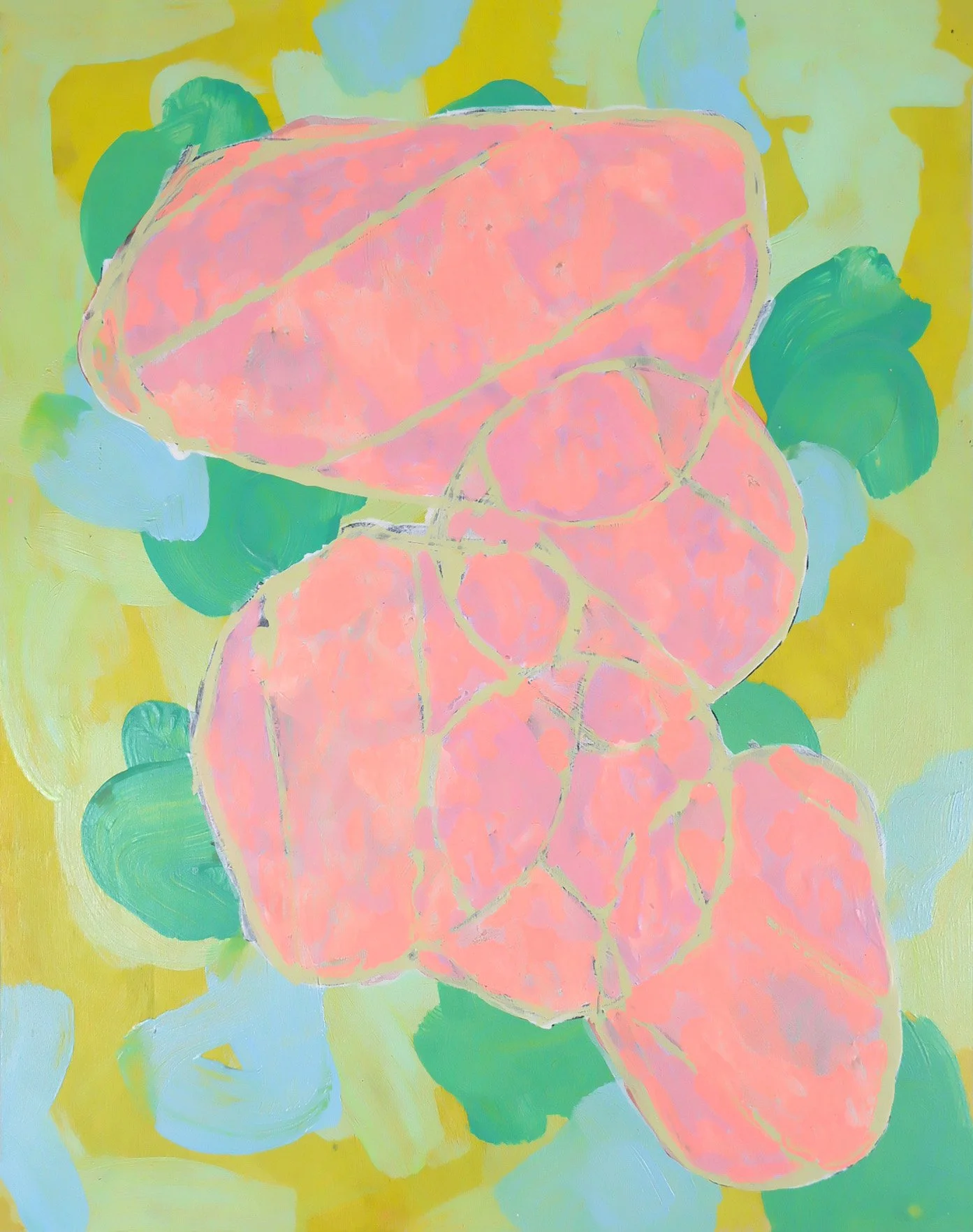 How do we get change /
Acrylic and Vinyl on Wooden Panel / 
20cm x 25cm  /
2022