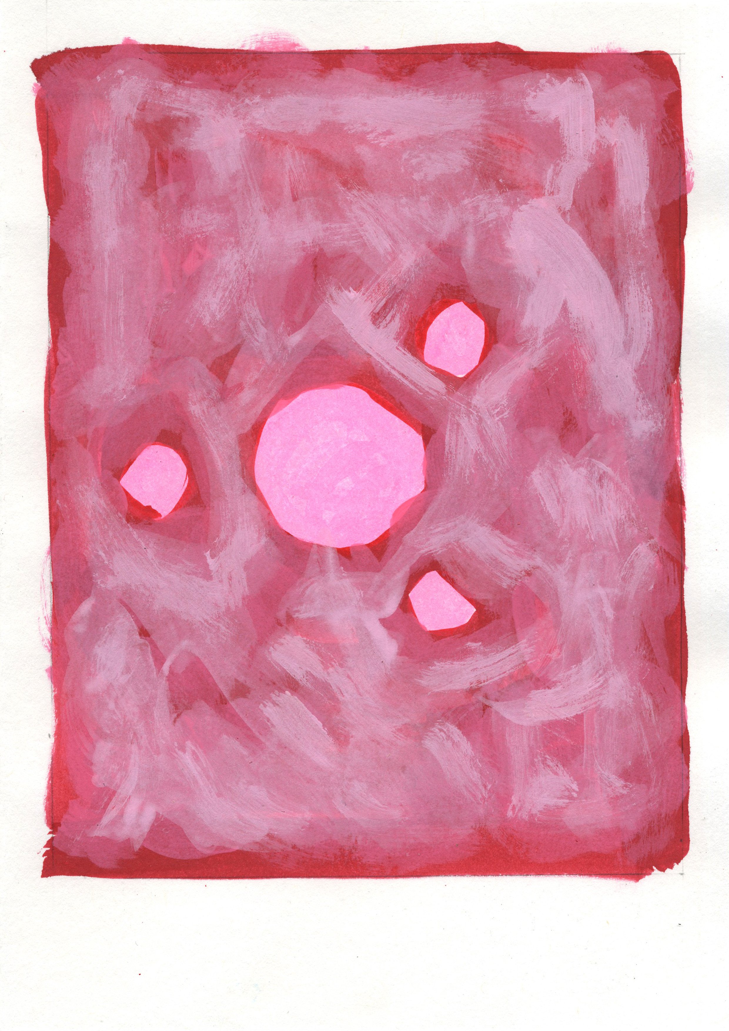 Issue 1 
(second copy drawing 1)
Four circles in a frame.