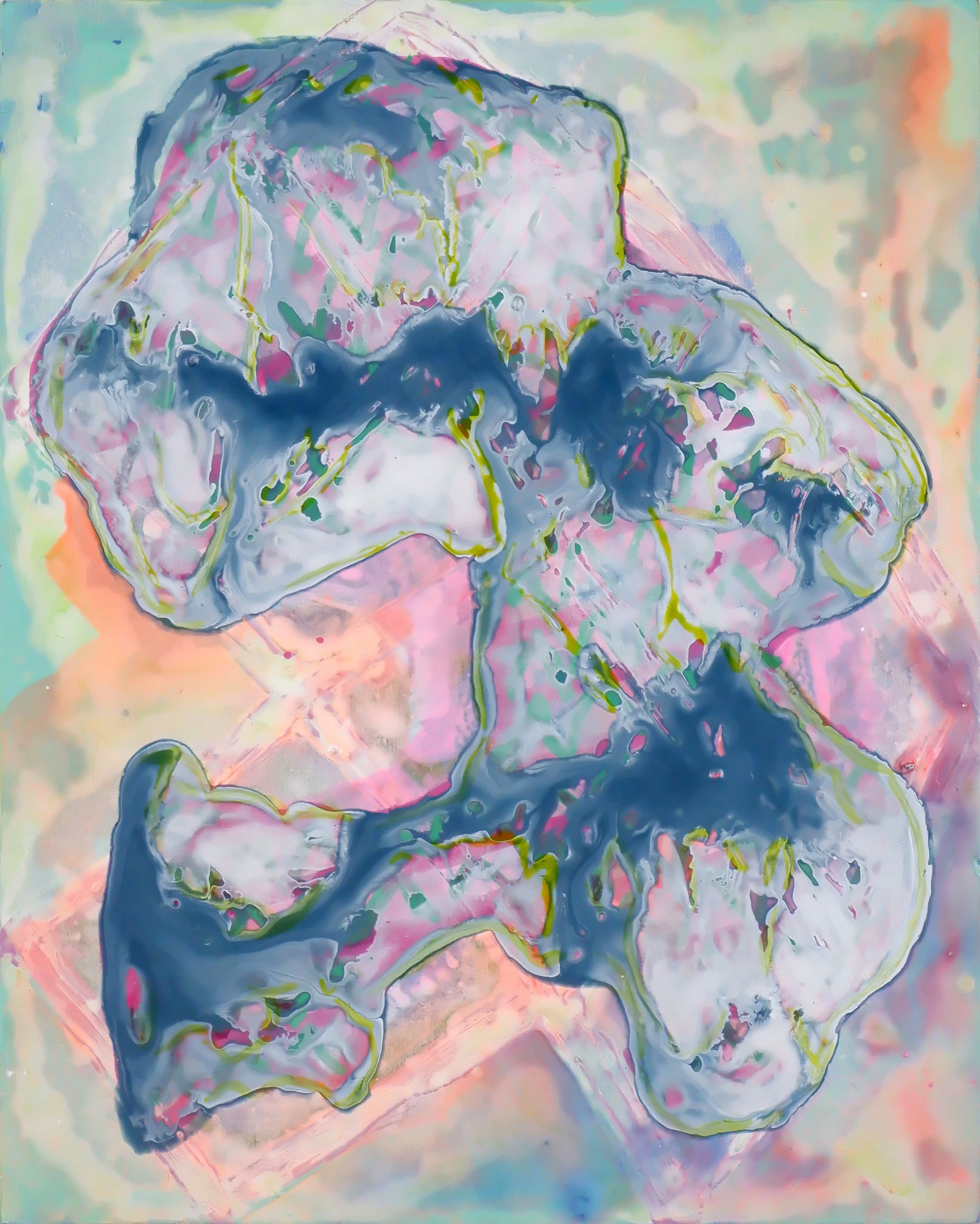 Back to Life / Acrylic on Wooden Panel / 20.5cm x 25.5cm / 2024