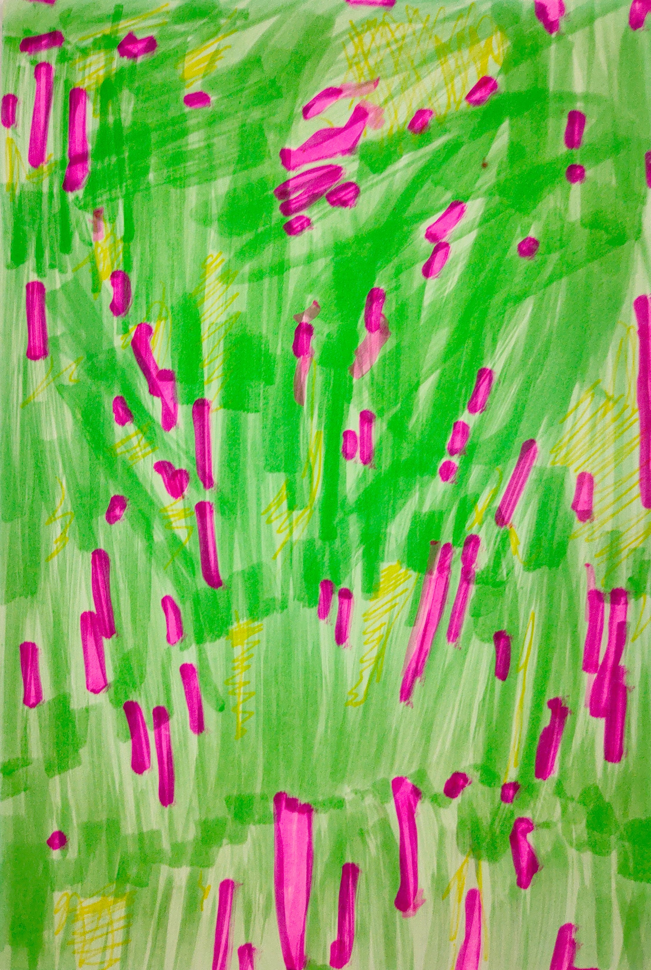 Untitled Drawing / Pen and Marker on Inkjet Paper / 10.16 cm x 15.24 cm /2010