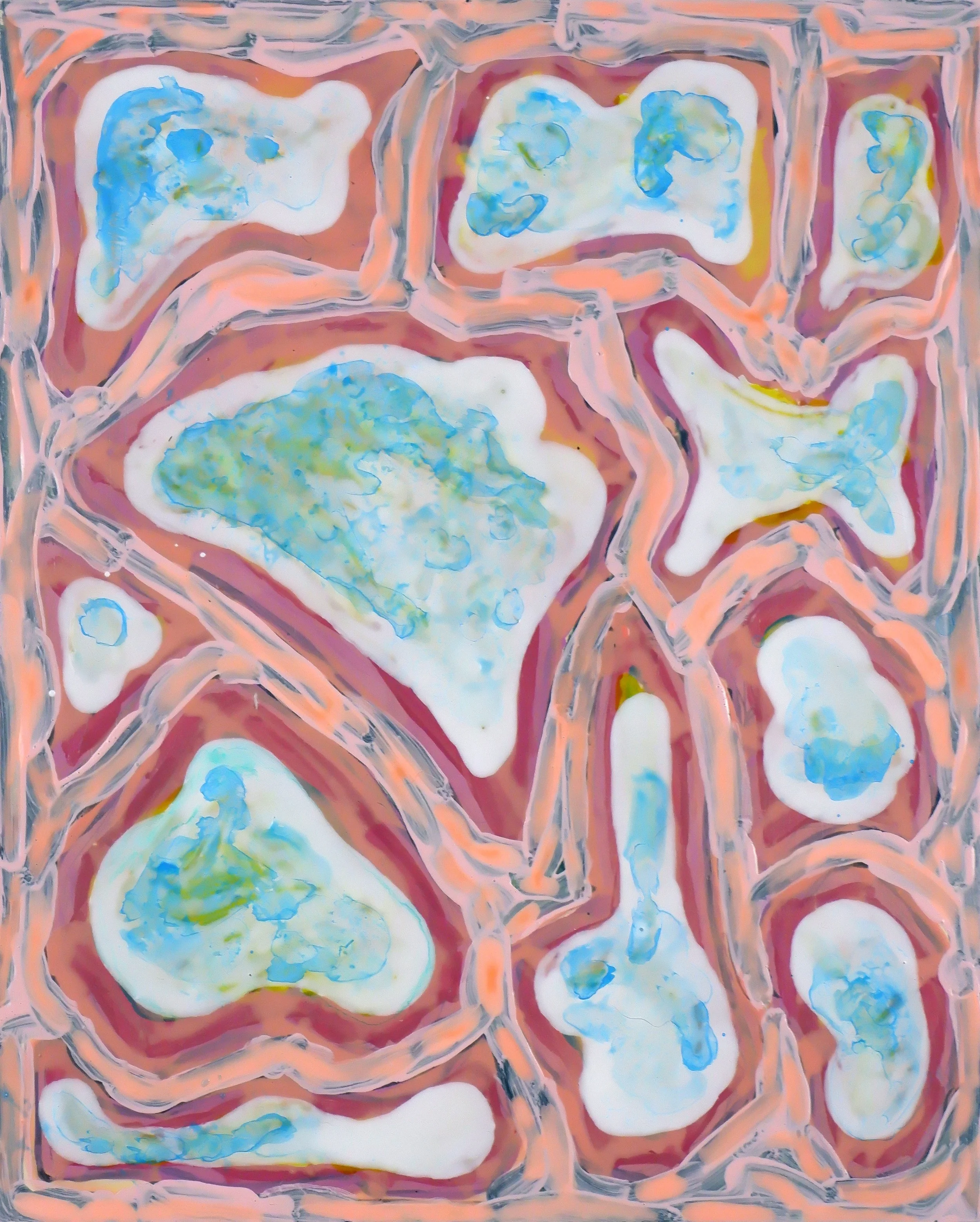 Relax / Acrylic on Wooden Panel / 20.5cm x 25.5cm / 2024