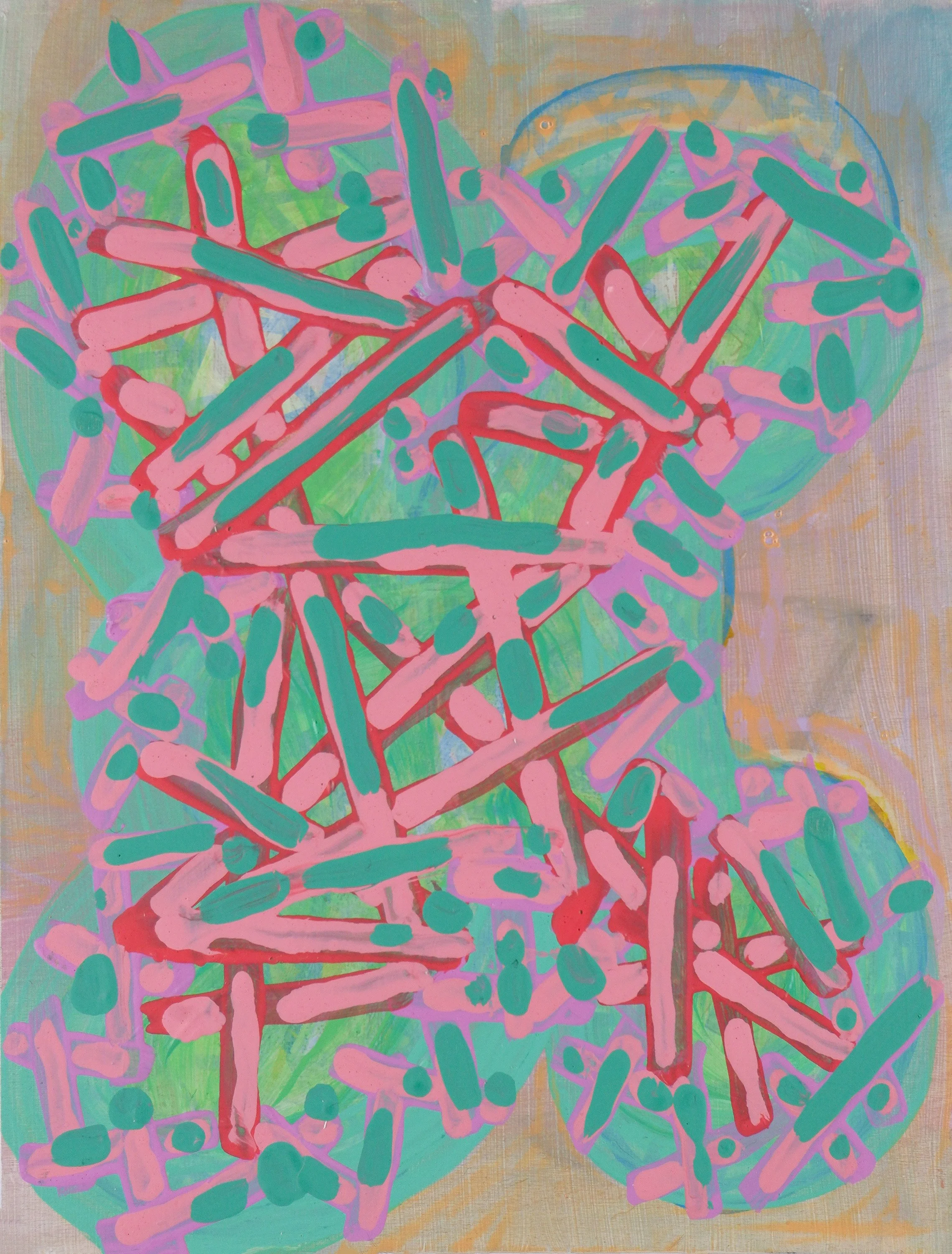 Entry for location-based painting prize /
Acrylic and Vinyl on Wooden Panel /
15cm x 20cm  /
2023