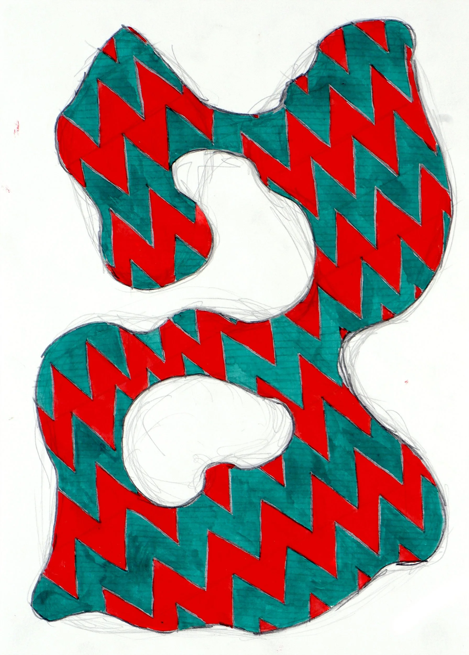 Untitled Drawing / Ink and Pencil on Watercolour Paper / 21 cm x 29cm /2022