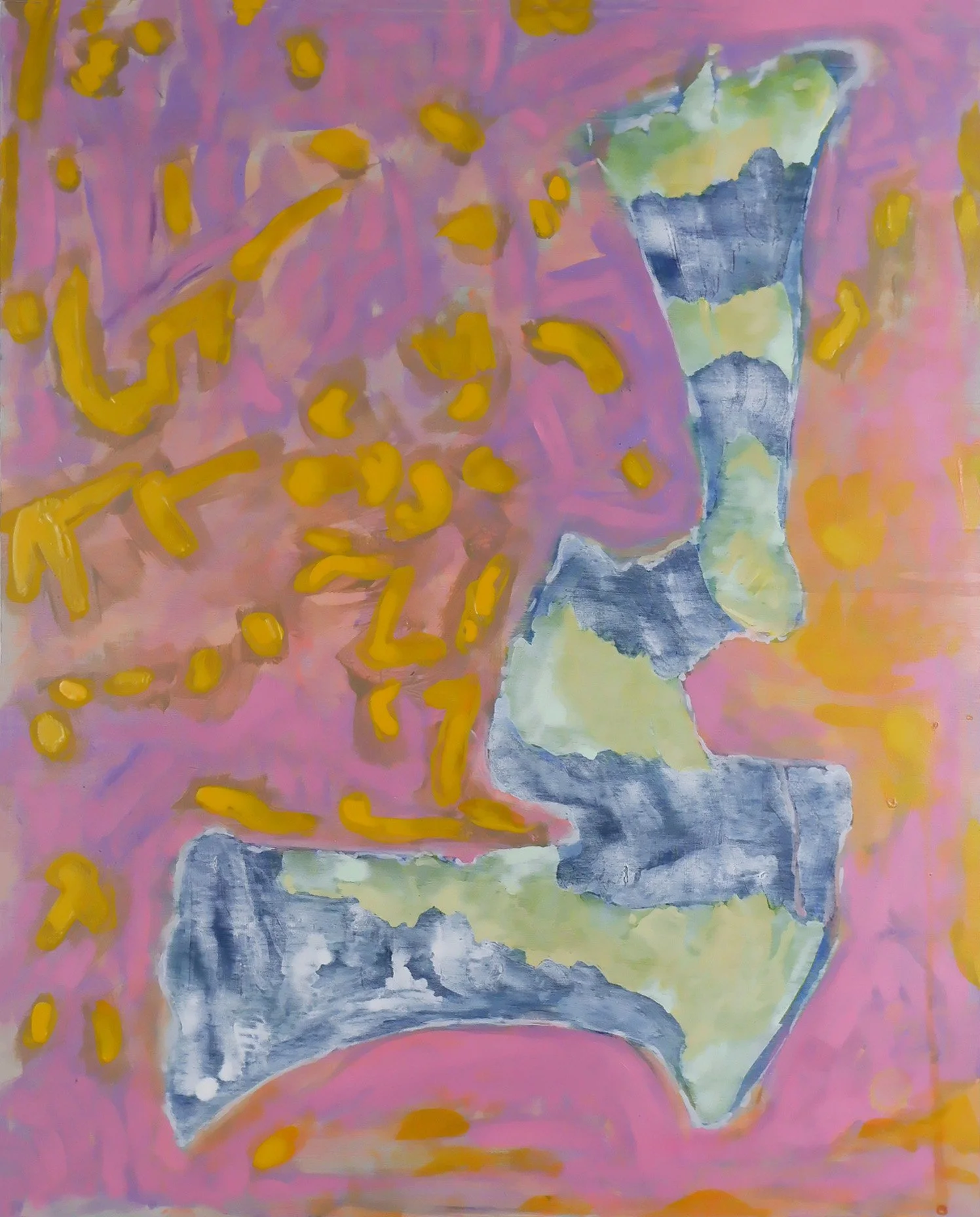Assigned Curator At Birth /
Acrylic and Vinyl on Wooden Panel / 
40cm x 50cm  /
2022
