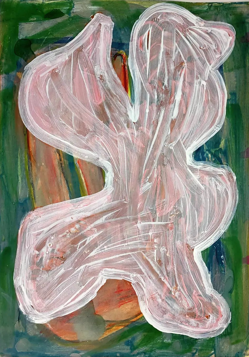 Untitled Drawing / Watercolour and Acrylic on Paper / 21 cm x 29cm /2022