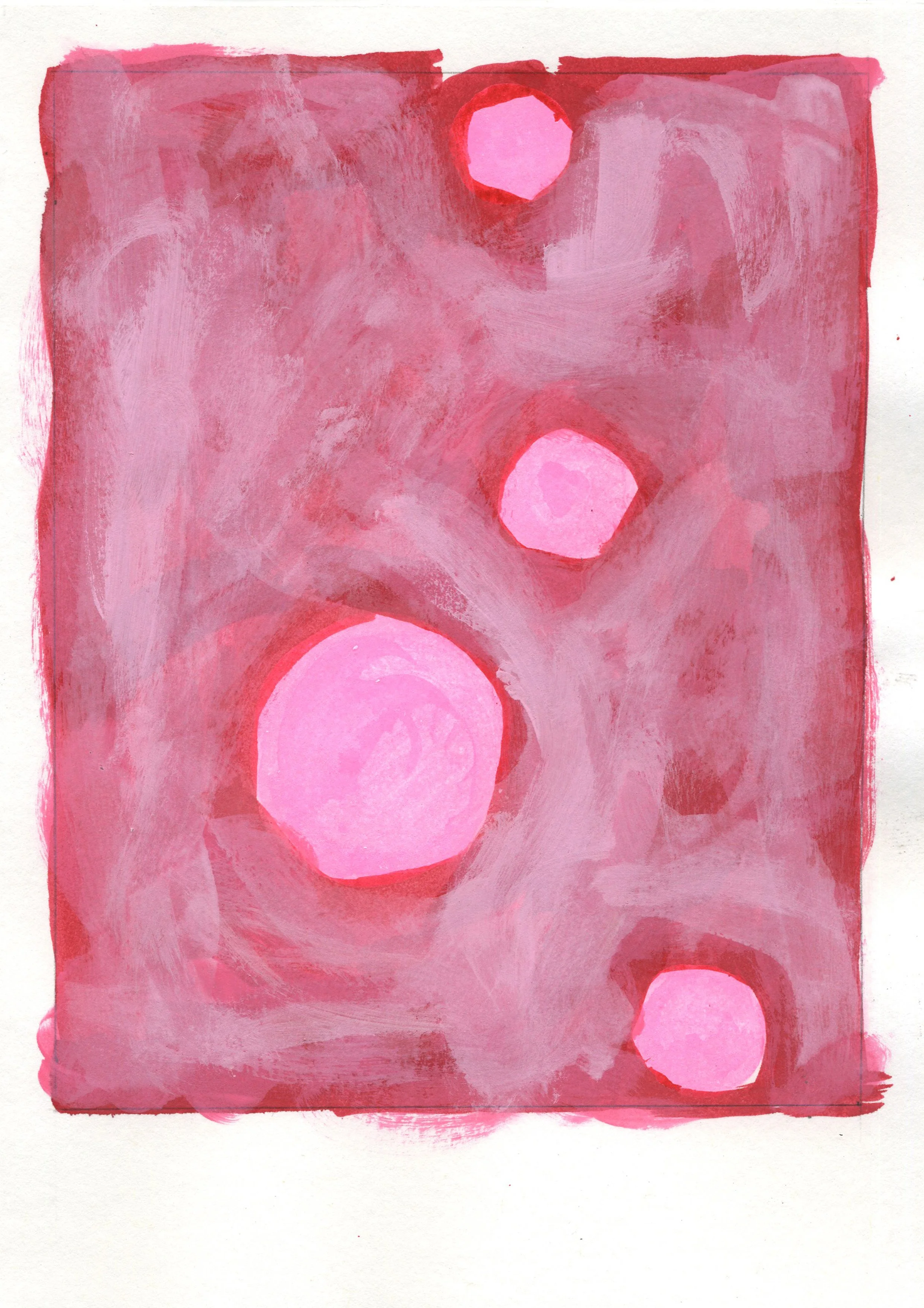 Issue 1 
(fifth copy drawing 2)
Four circles in a frame.