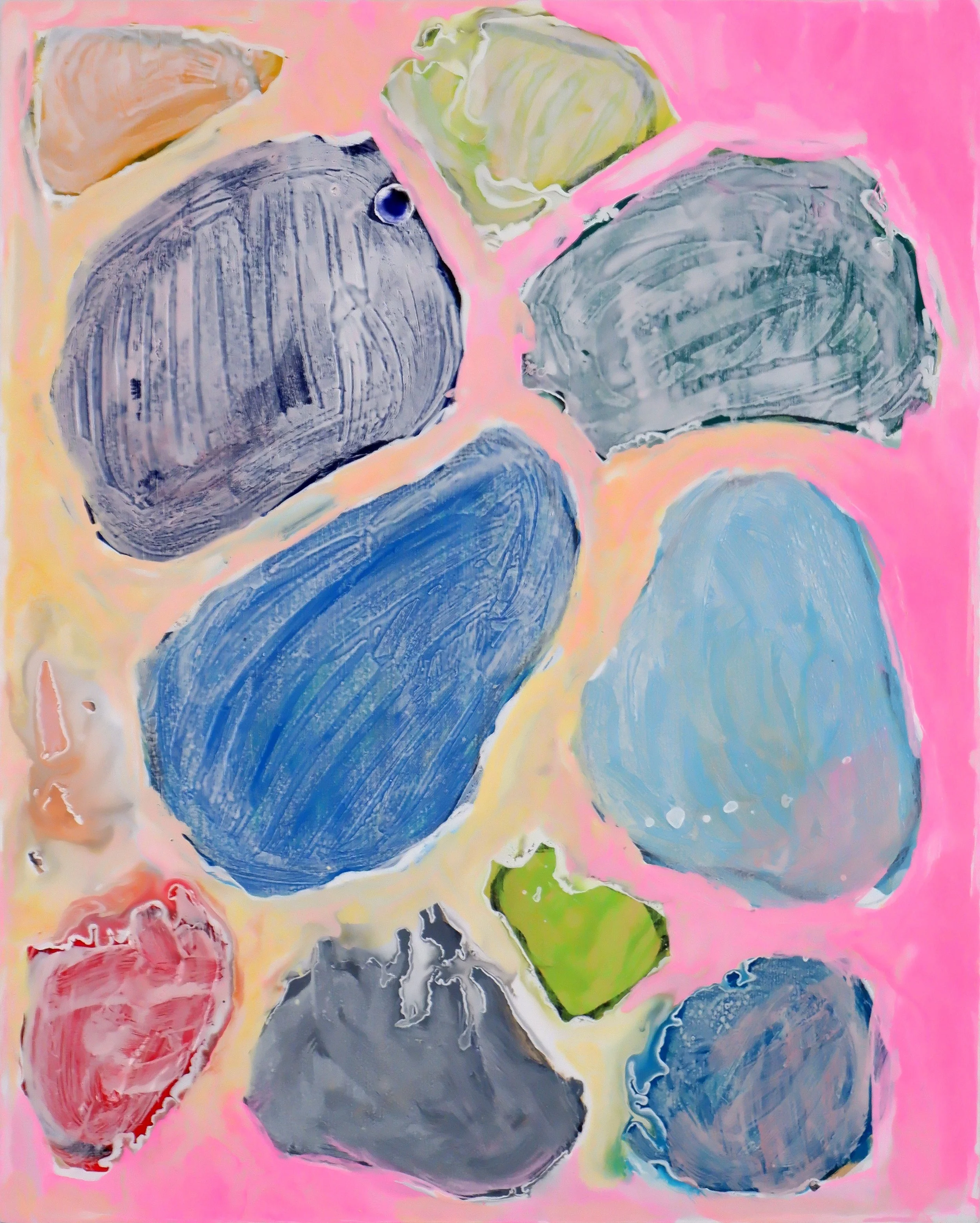 Pump up the Jam / Acrylic on Wooden Panel / 20.5cm x 25.5cm / 2024