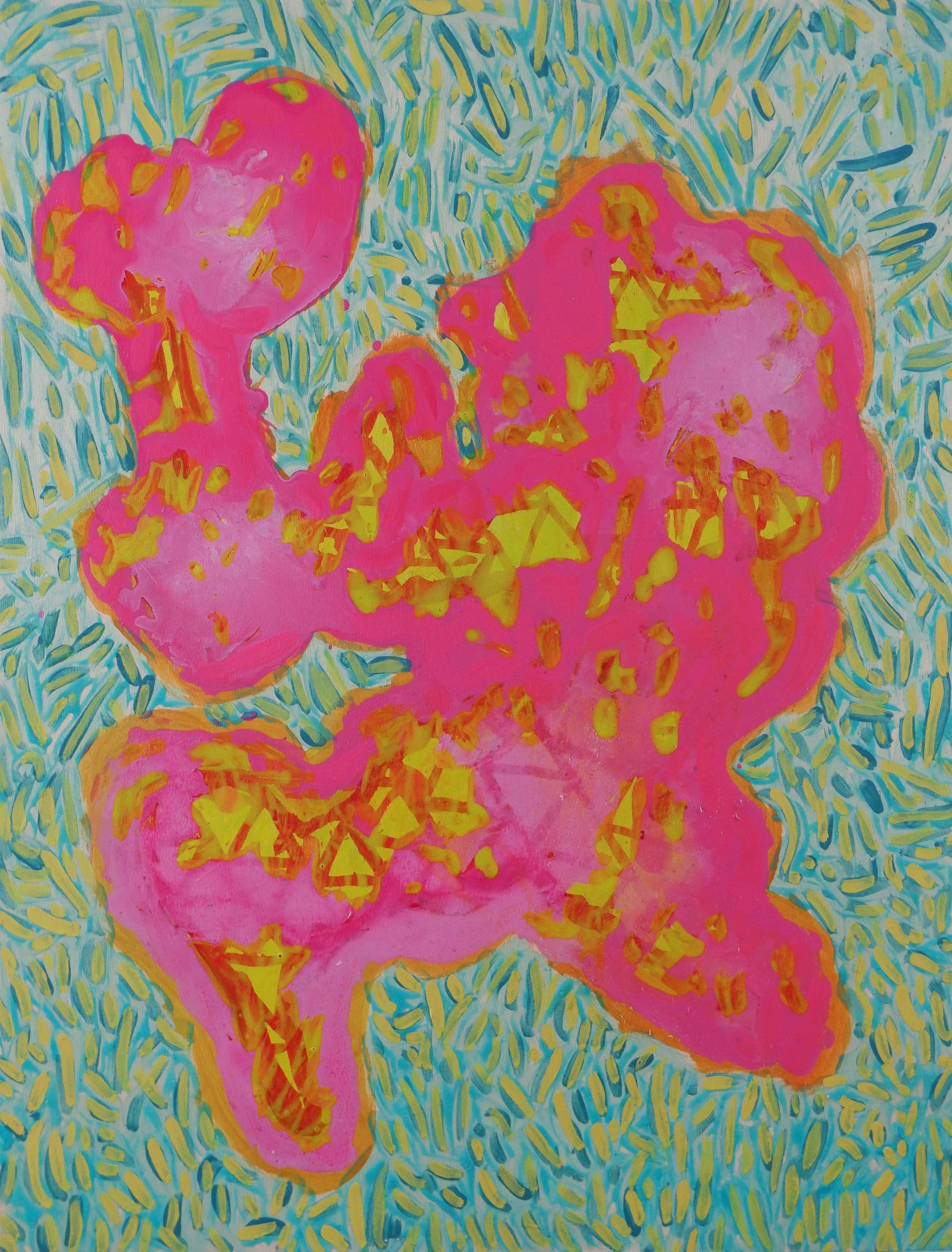Class based painting / Acrylic on Wooden Panel / 30cm x 40cm / 2023
