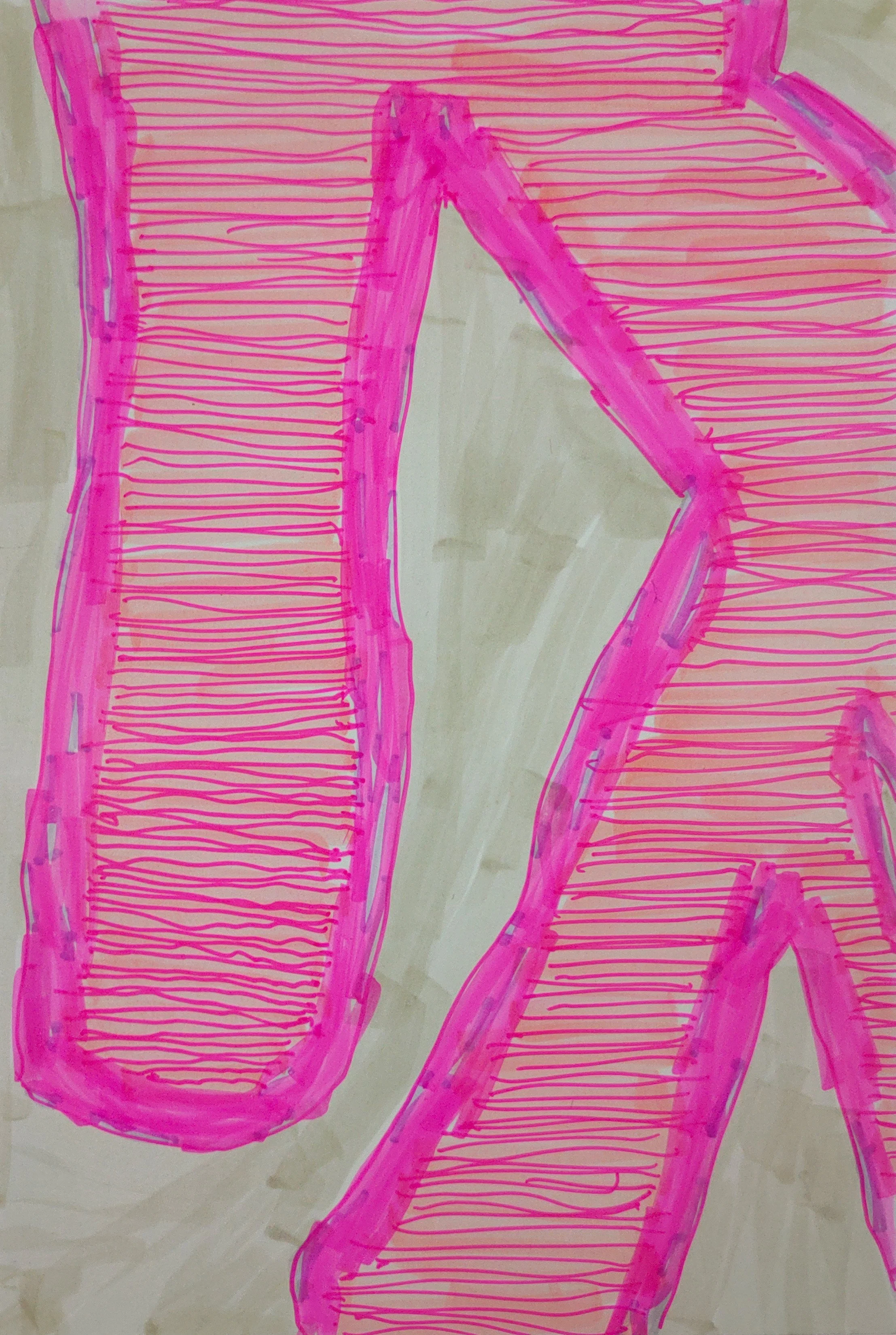 Untitled Drawing / Pen and Marker on Inkjet Paper / 10.16 cm x 15.24 cm /2010