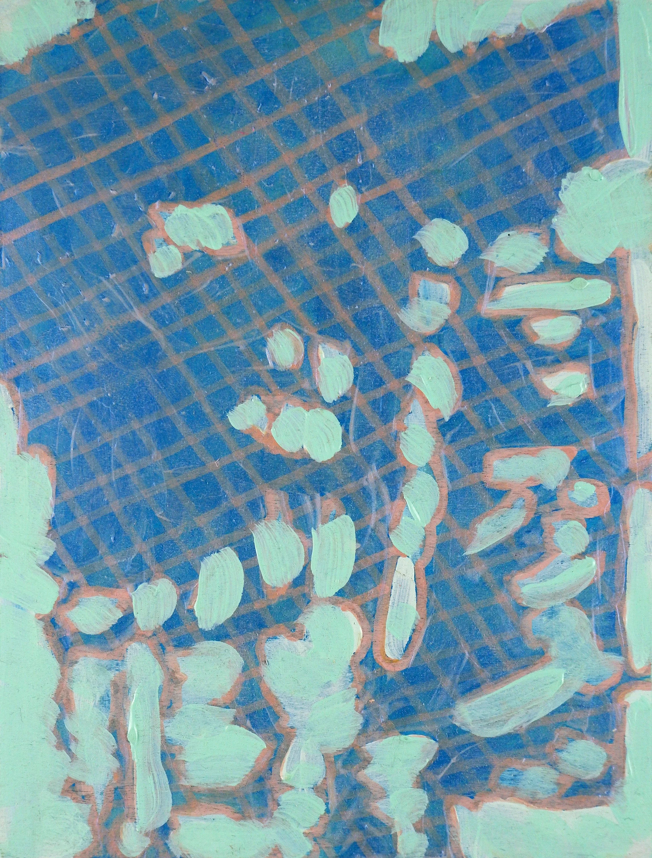 One Dimensional Can / 
 Acrylic and Vinyl on Wooden Panel /
15cm x 20cm  /
2021